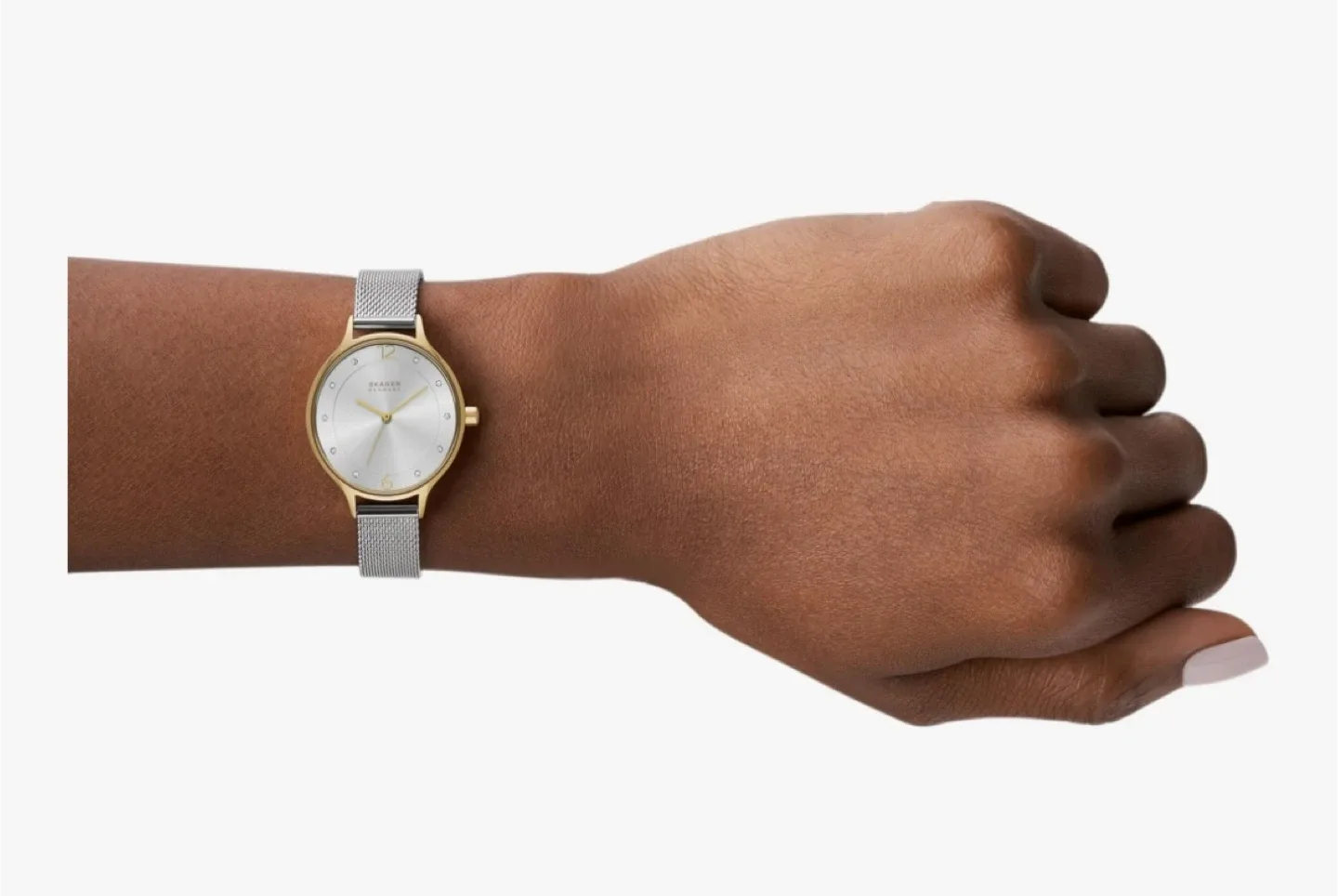 Skagen Anita Women's Watch with Stainless Steel Mesh Band image indicator(4)