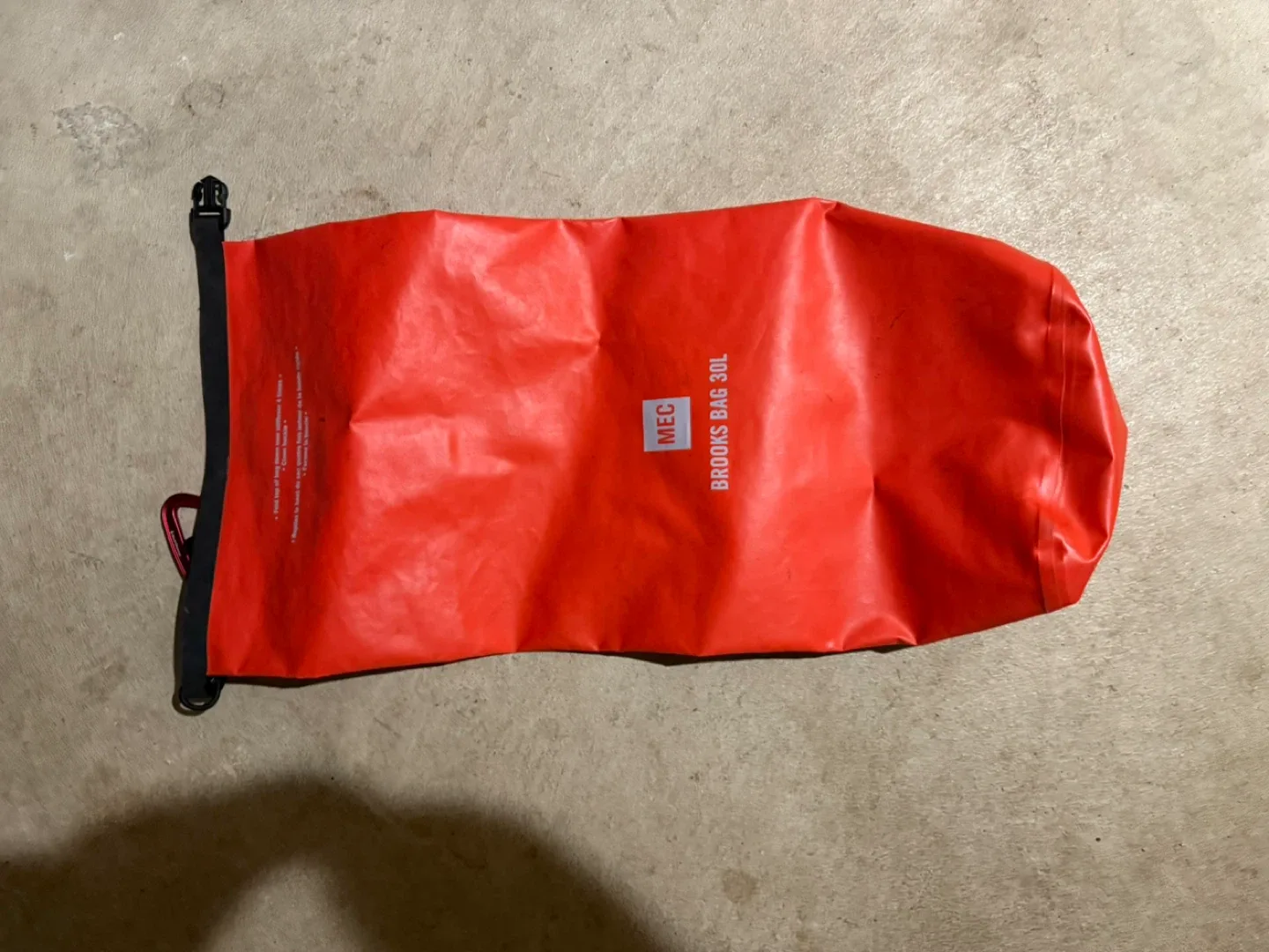 MEC Brooks 30L Dry Bag - Orange