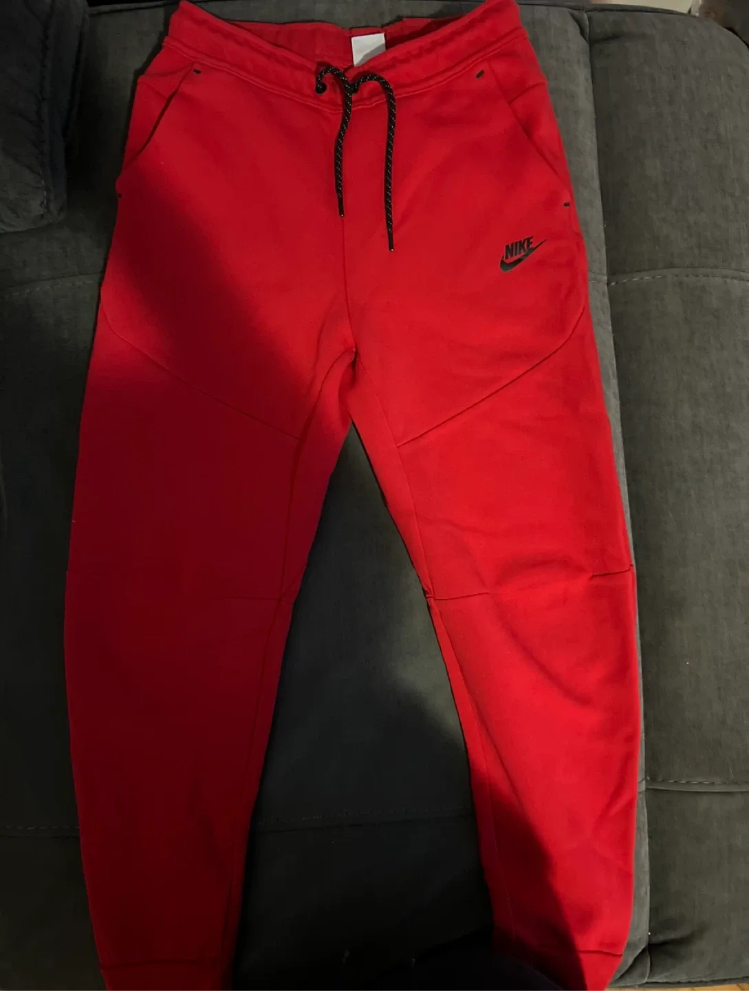 Nike Tech Fleece Red Joggers