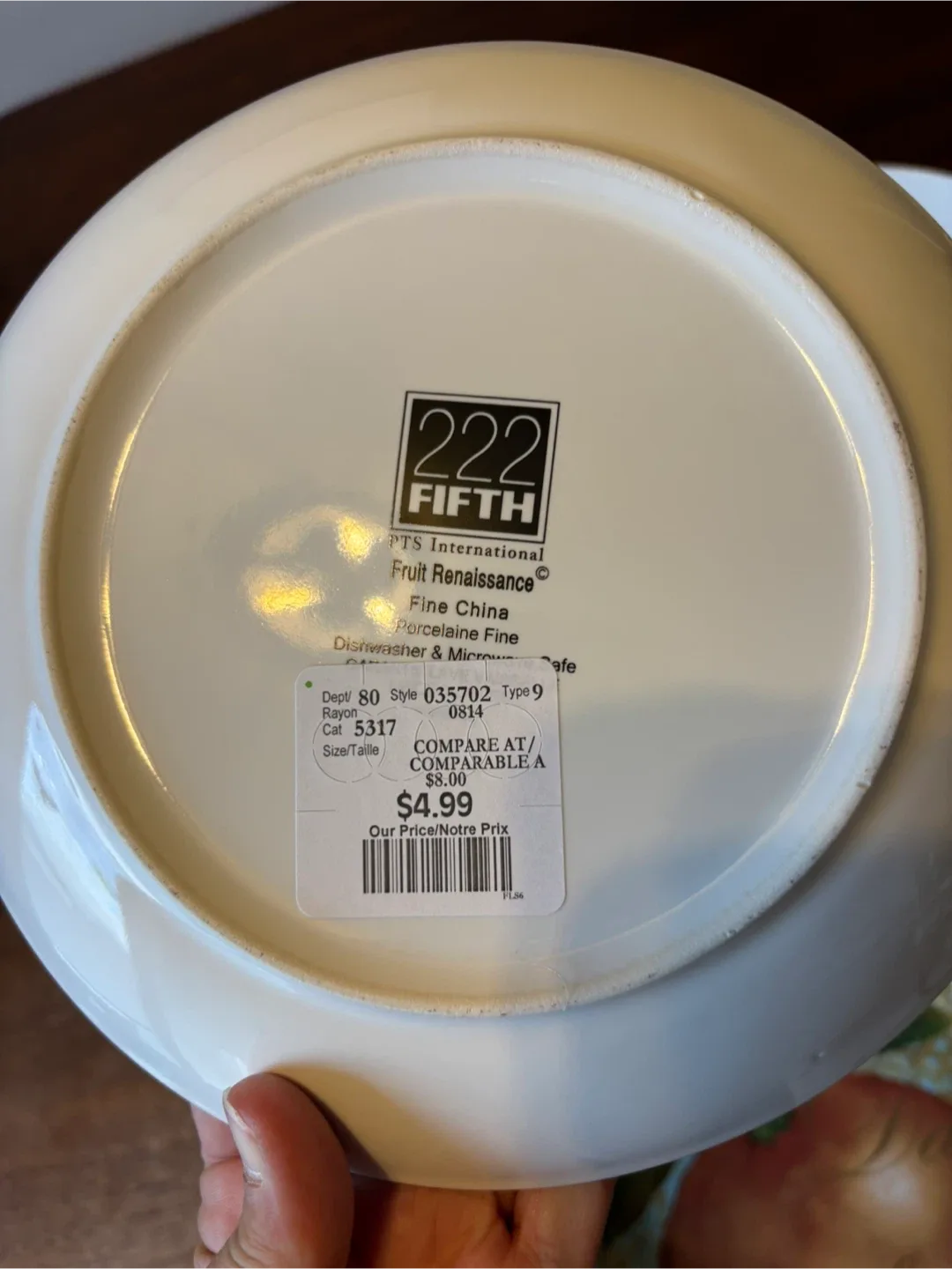 Certified International Fruit Bowl & Plate Set image indicator(8)