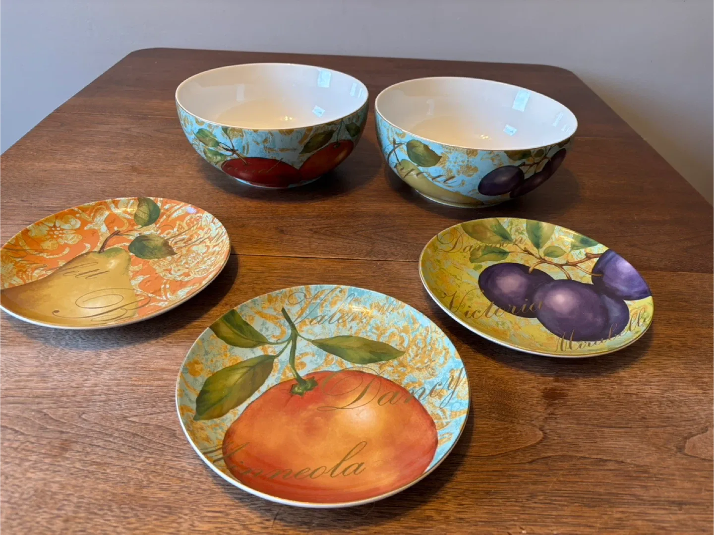 Certified International Fruit Bowl & Plate Set image indicator(7)