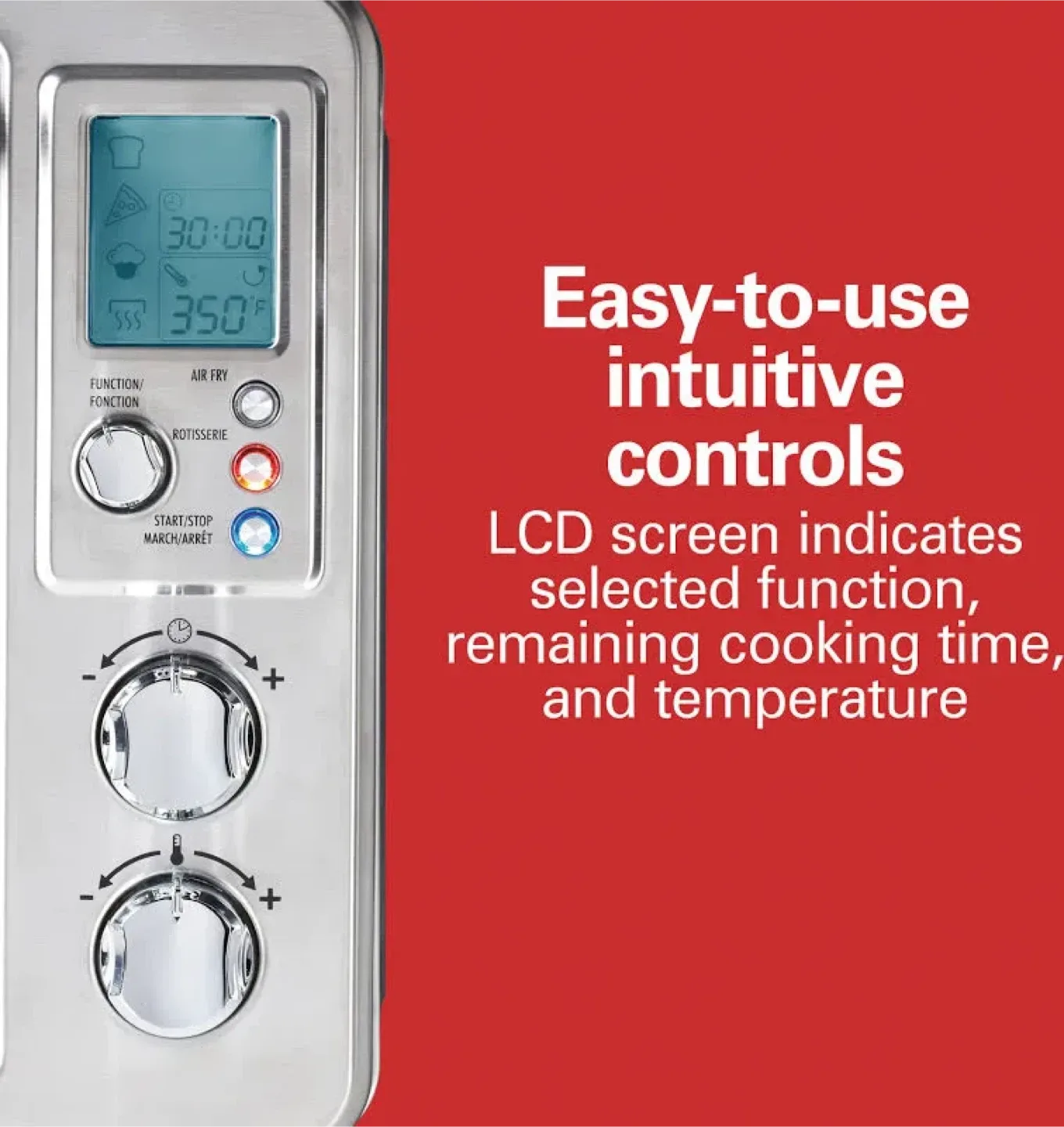 Hamilton Beach Countertop Oven with Air Fry image indicator(3)