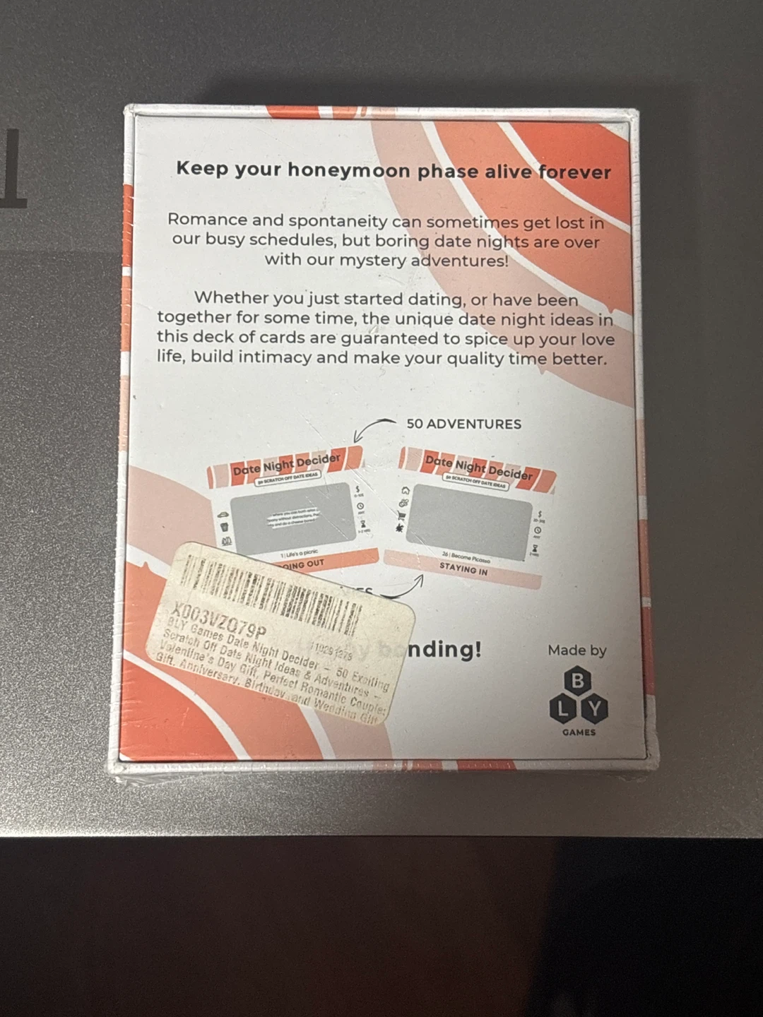 Date Night Decider - 50 Scratch Off Date Ideas - photo 2