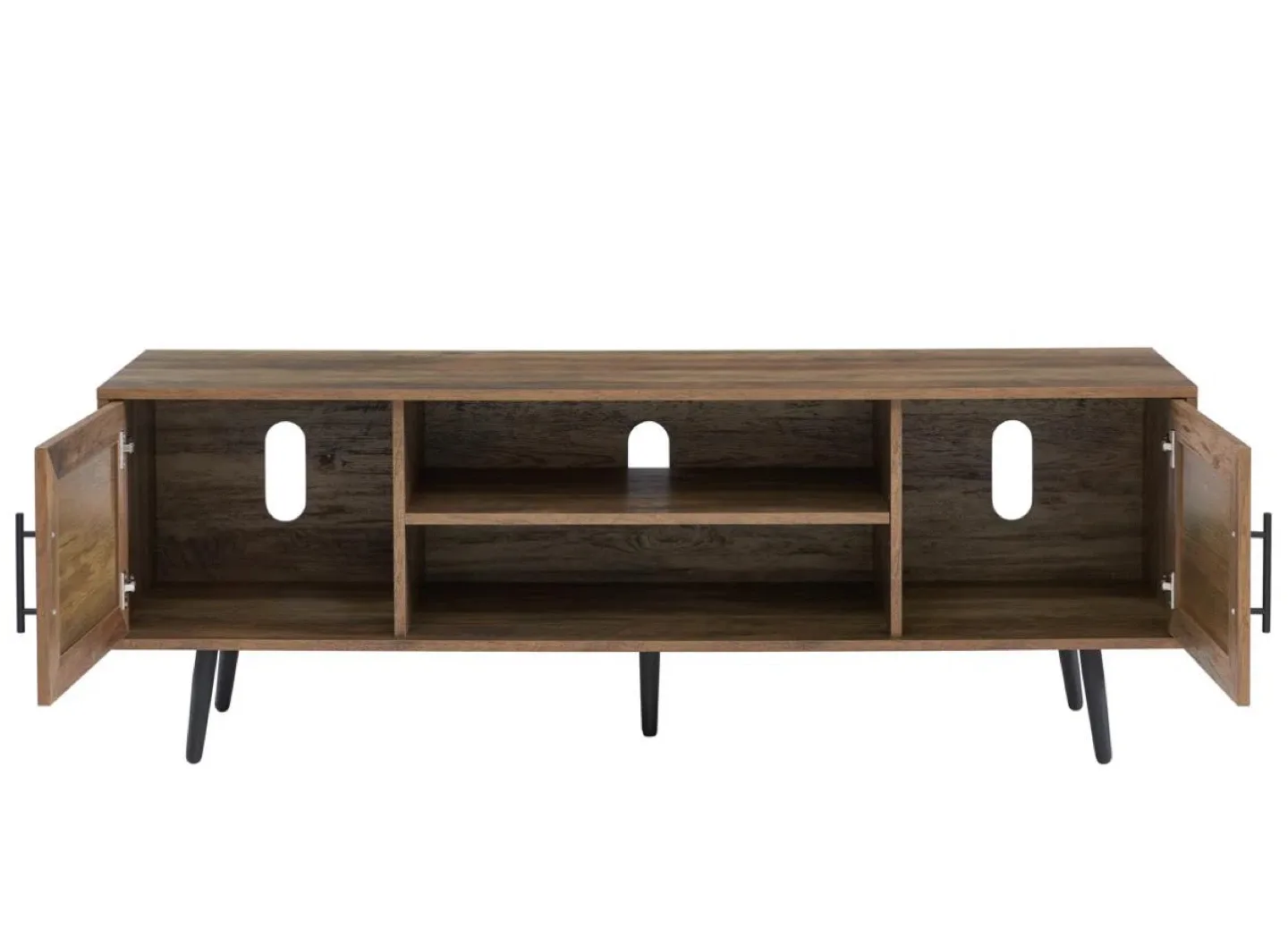 Wood TV Stand, 59 inch image indicator(2)