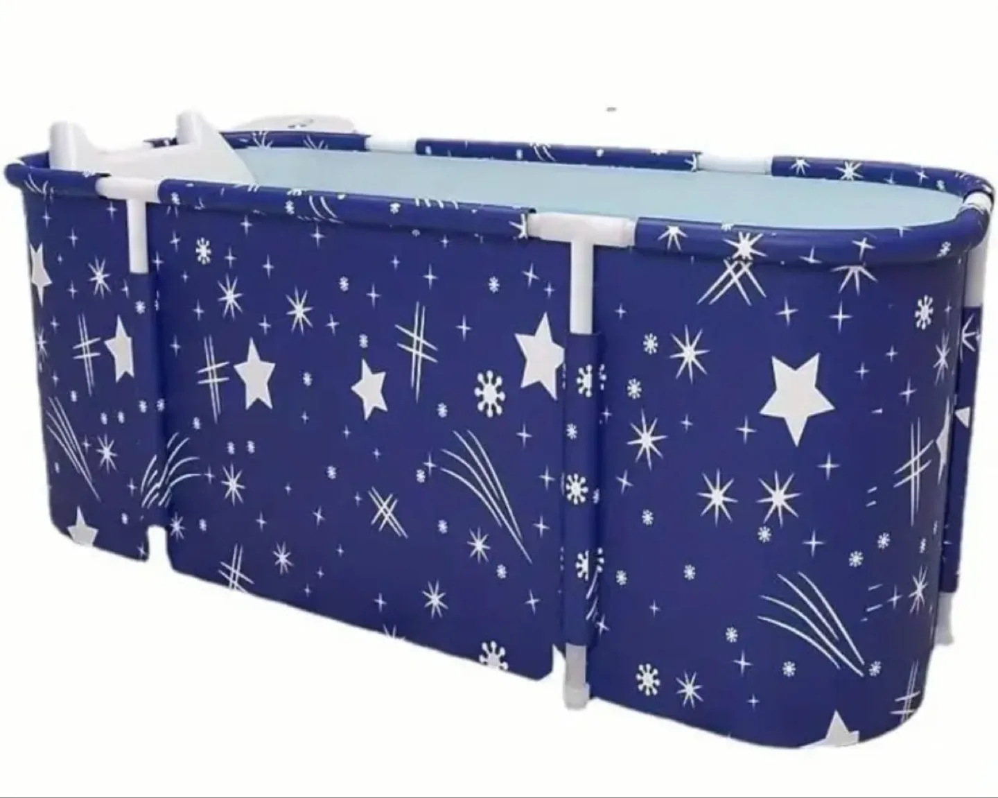 Freestanding Folding Portable Bathtub - Star Pattern image indicator(2)