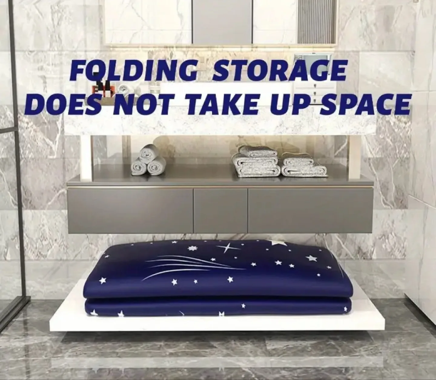 Freestanding Folding Portable Bathtub - Star Pattern image indicator(4)
