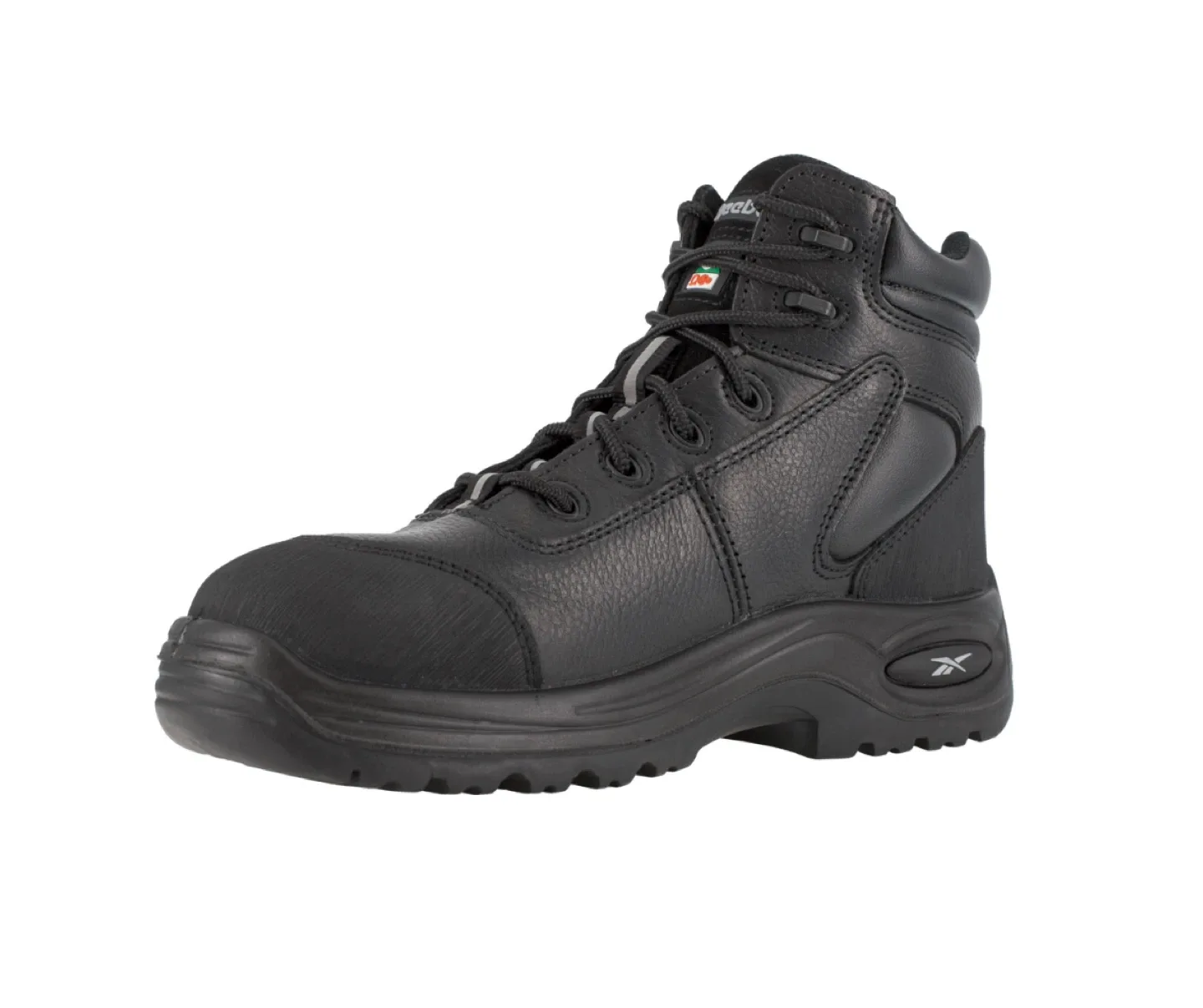 Reebok Black High-Top Leather Boots