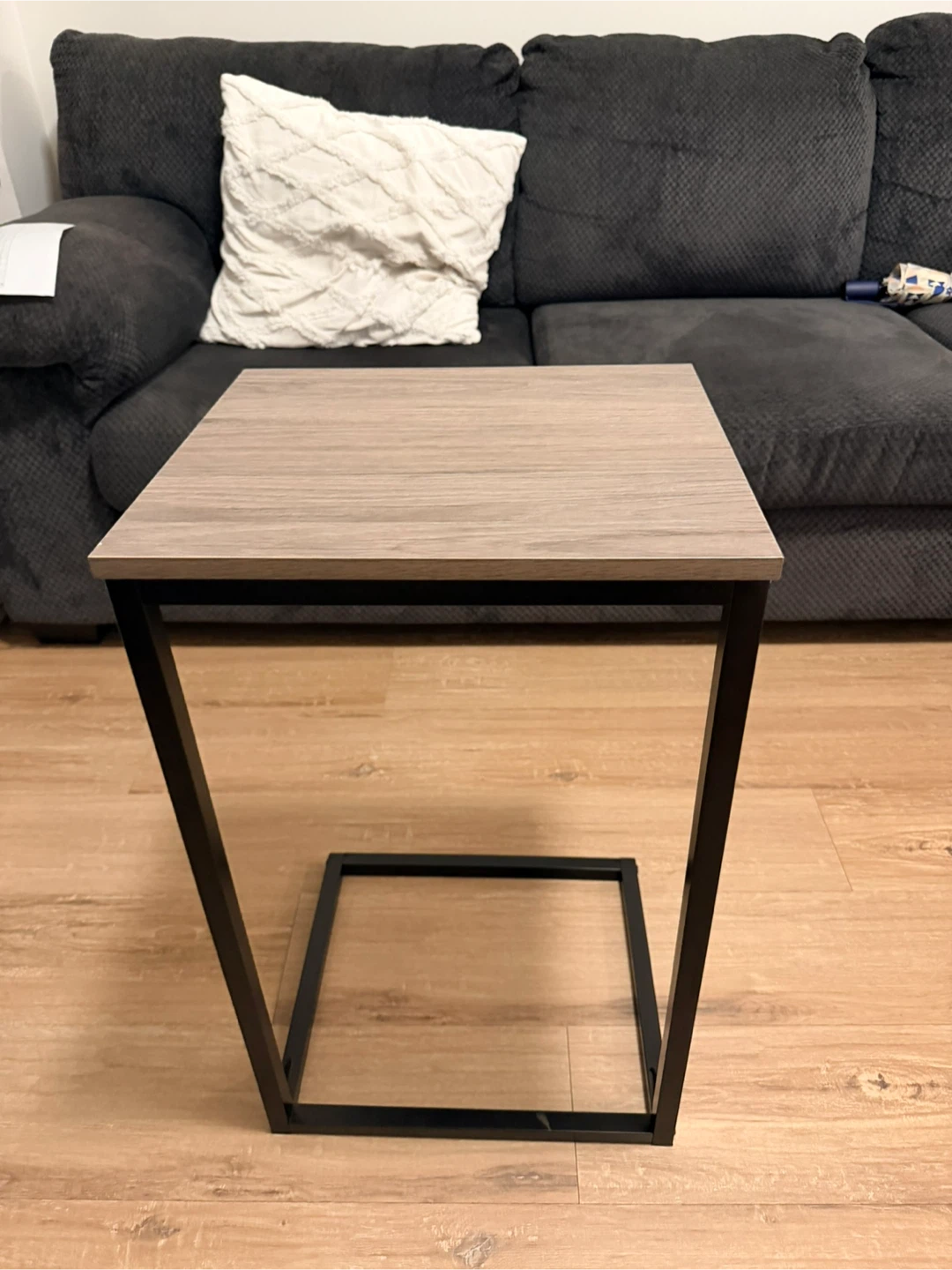Side Table with Metal Frame - photo 2