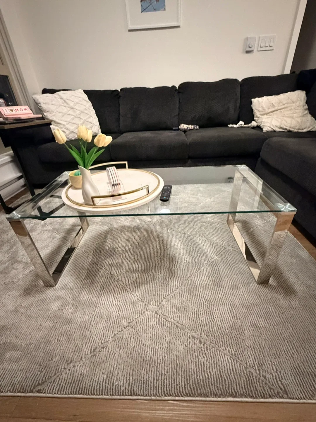 Glass Top Coffee Table