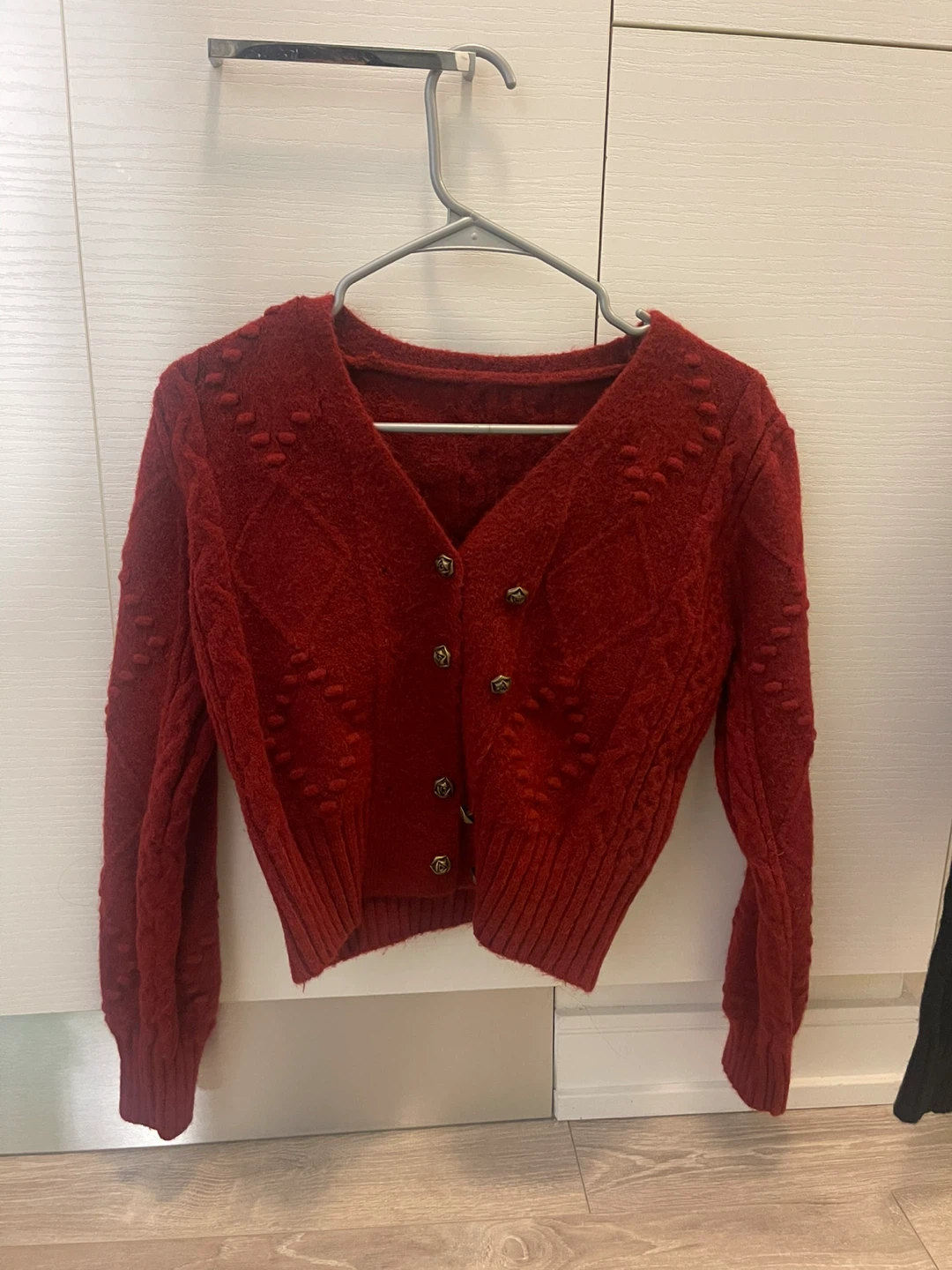 New Cardigan Sweater - Black and Red - photo 2