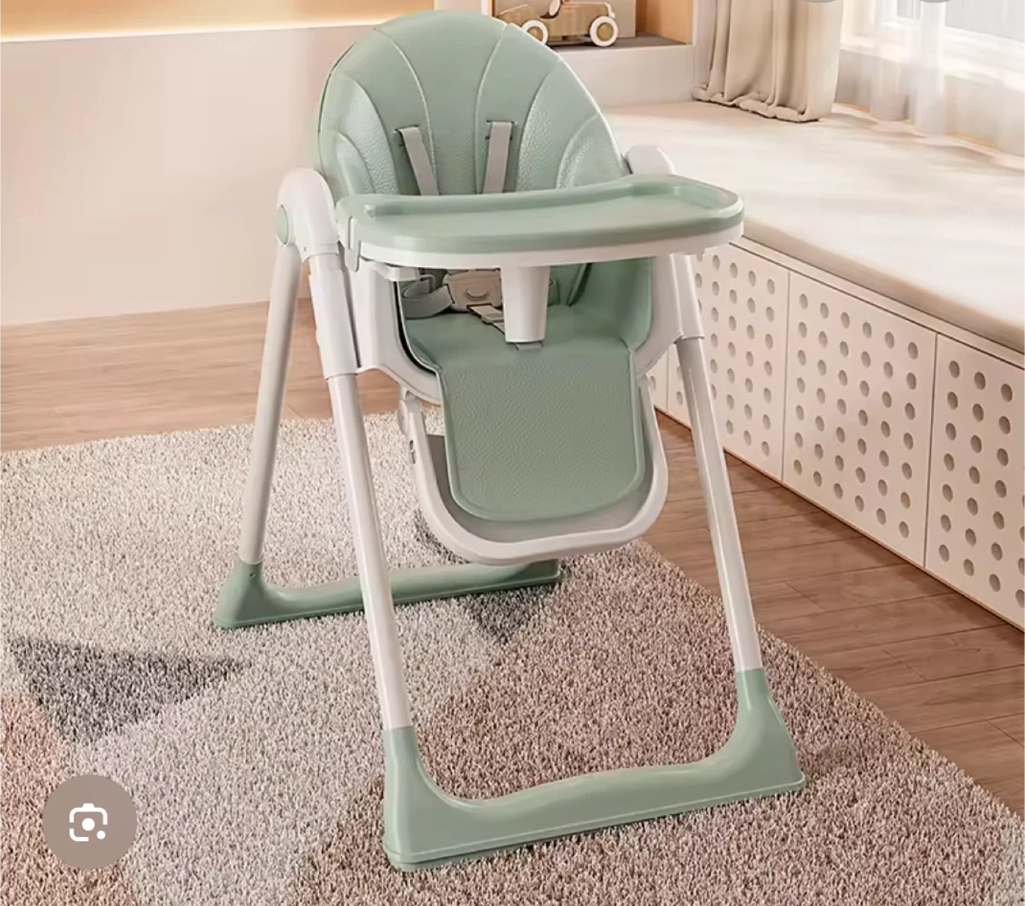 Baby High Chair - Mint Green