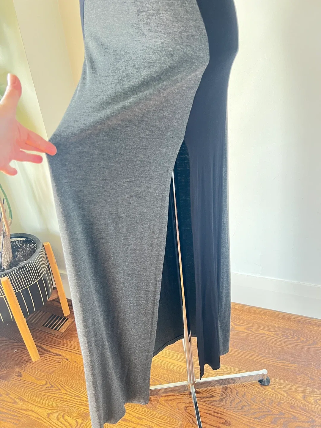Mendocino Grey & Black Maxi Dress image indicator(8)