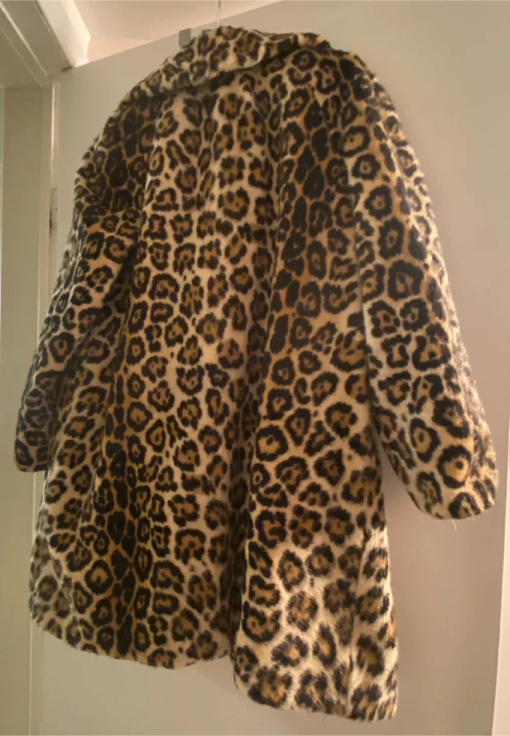 Vintage Leopard Faux Fur Coat image indicator(2)