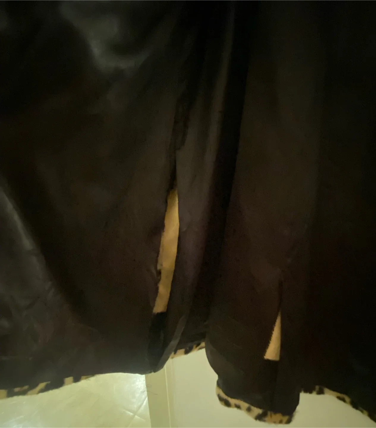 Vintage Leopard Faux Fur Coat image indicator(3)