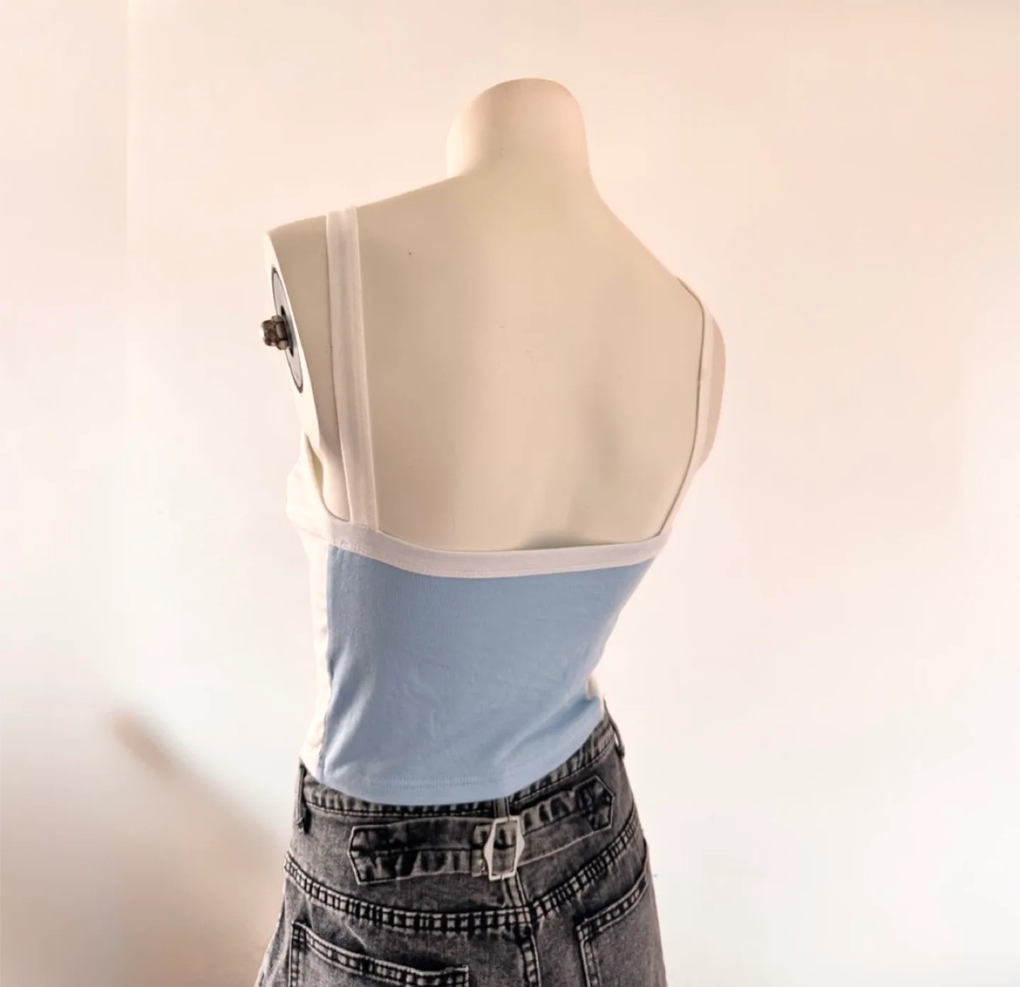 Blue and White Tank Top image indicator(4)