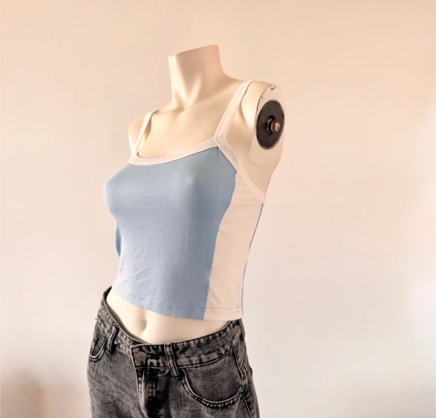 Blue and White Tank Top image indicator(2)