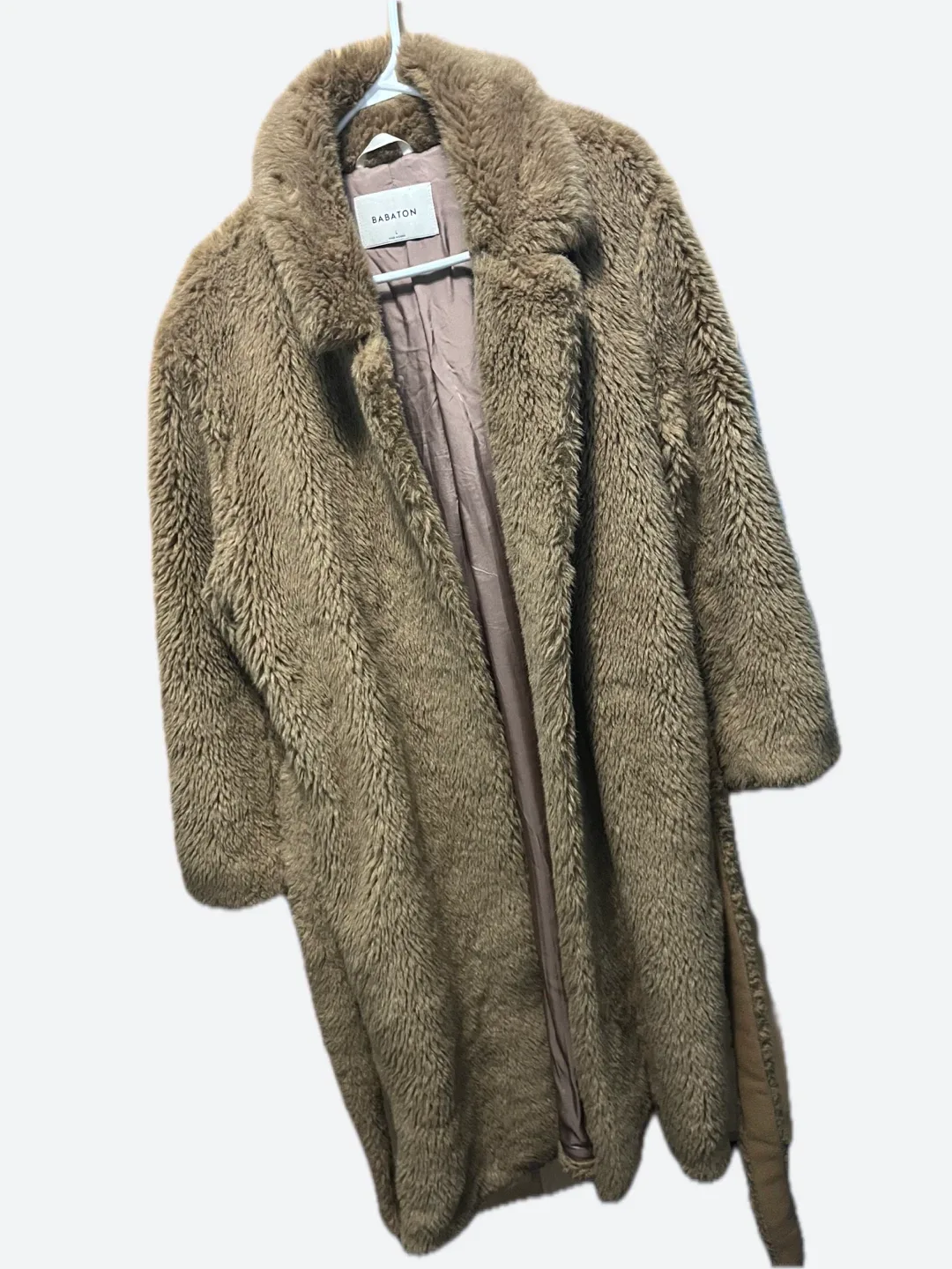 Babaton Teddy Coat - Size L