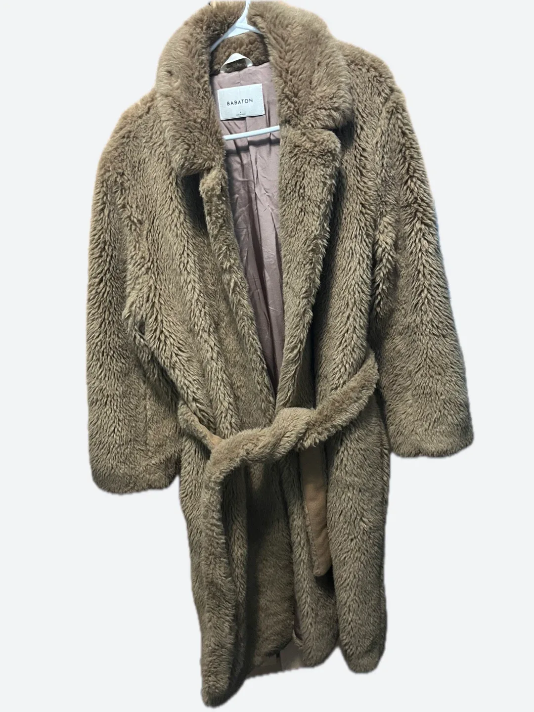 Babaton Teddy Coat - Size L image indicator(5)