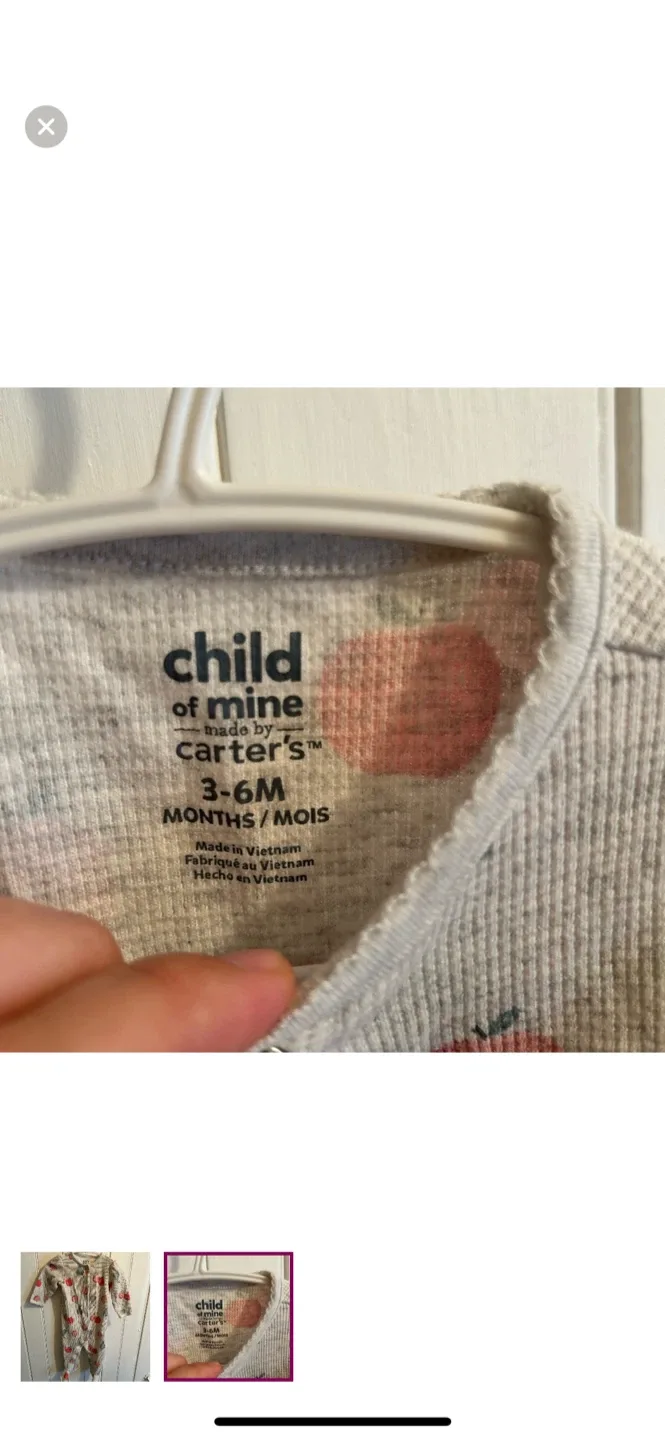 Child of Mine Carter's 3-6M Onesie image indicator(2)