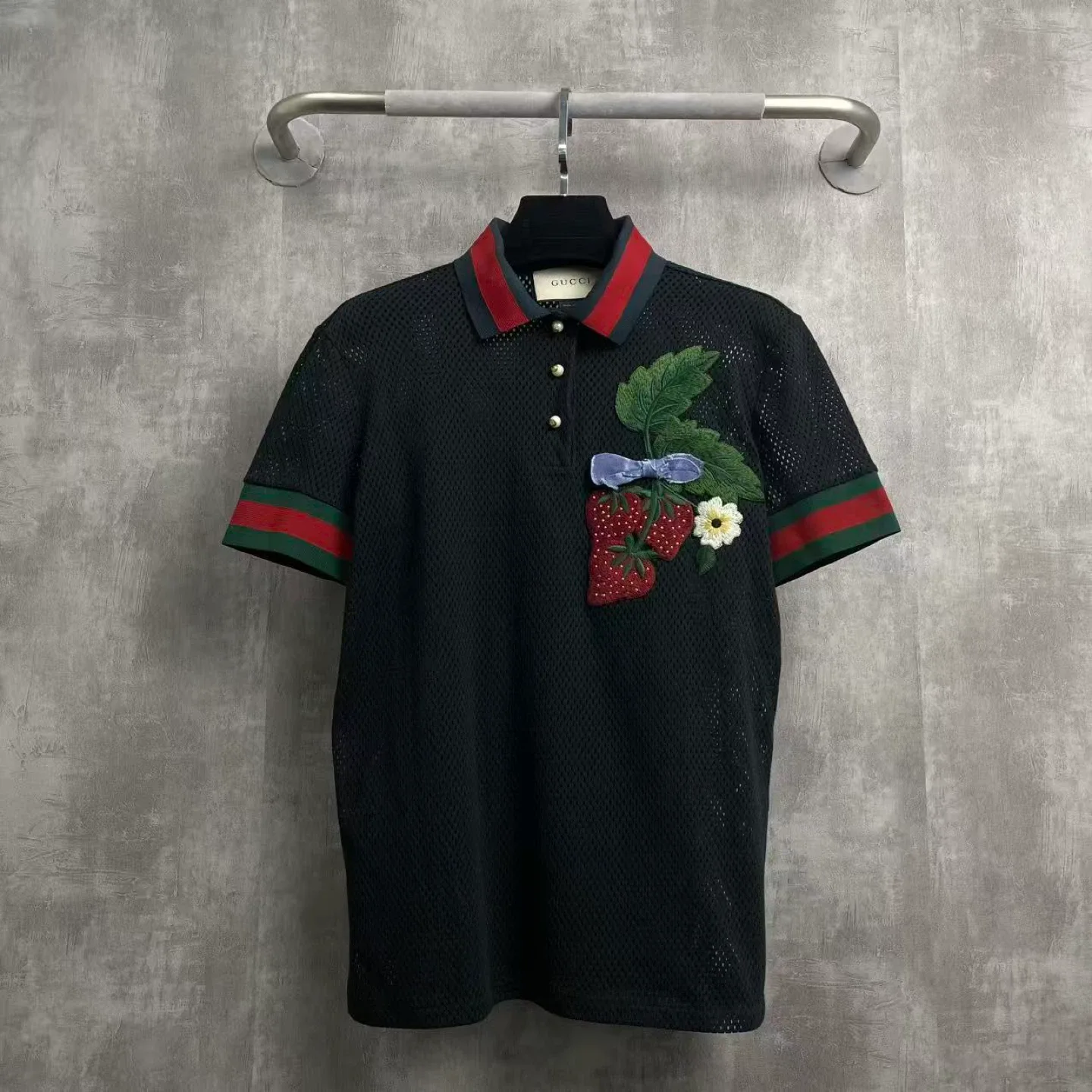 Gucci Strawberry Polo Shirt image indicator(2)