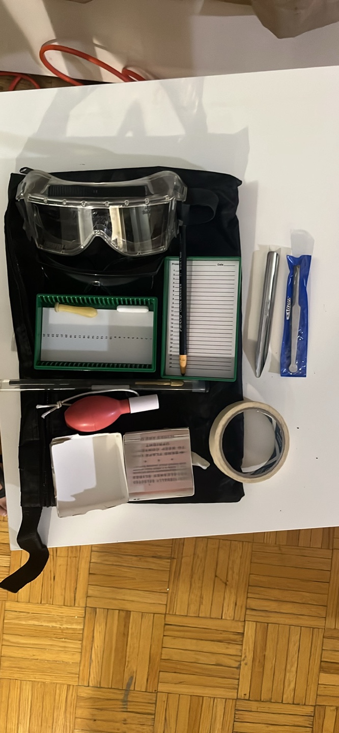 Microscope slide preparation kit Centennial college - photo 2