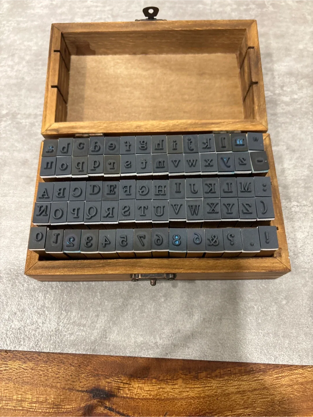 Alphabet & Number Stamp Set image indicator(2)