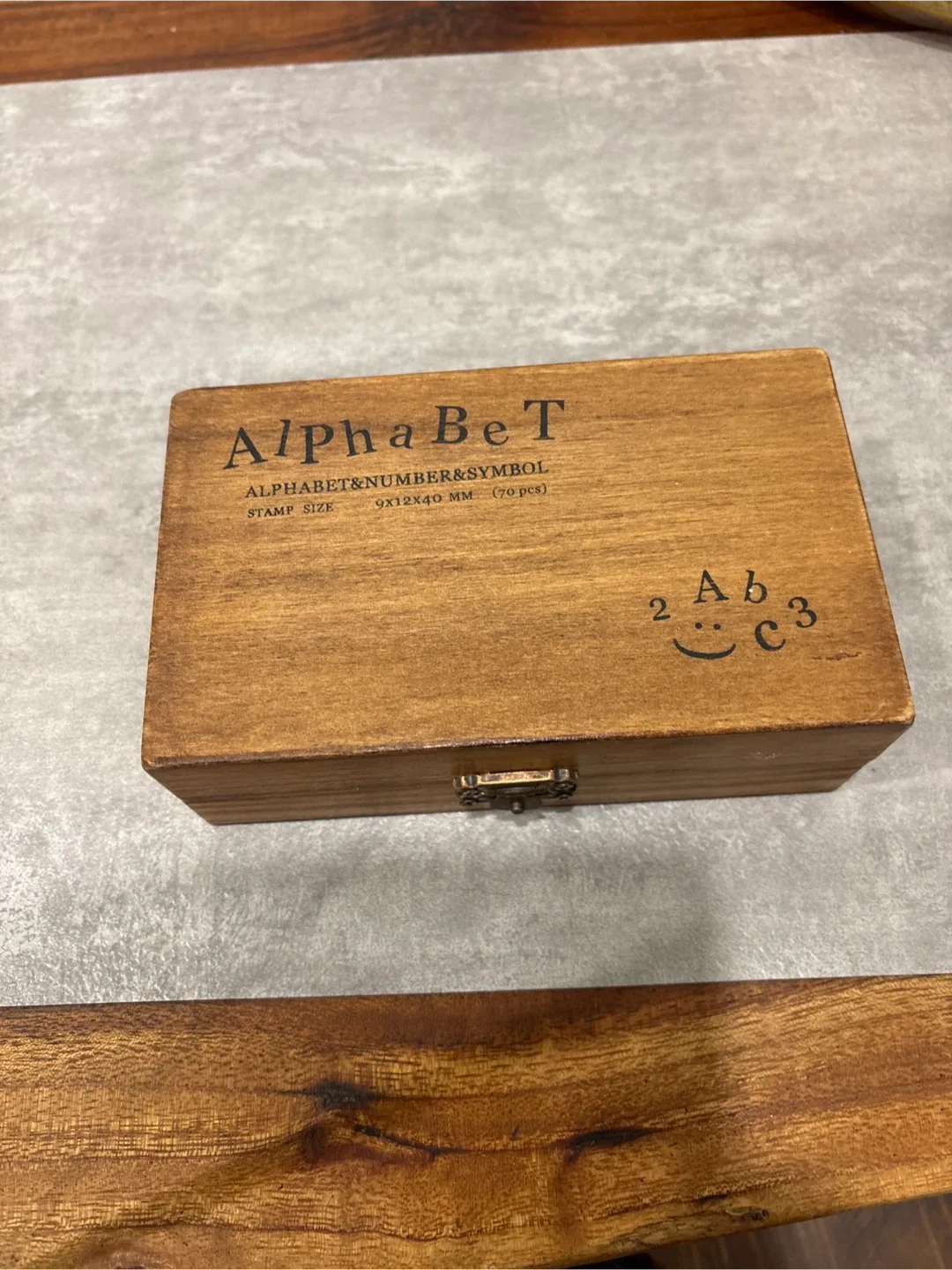 Alphabet & Number Stamp Set