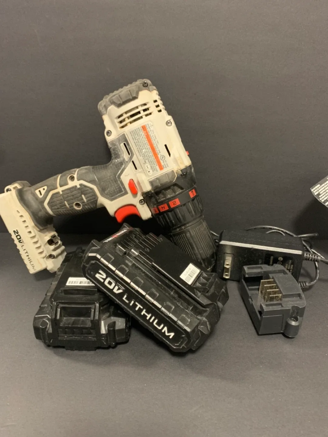 Porter Cable 20V Lithium Drill with 2 Batteries image indicator(3)