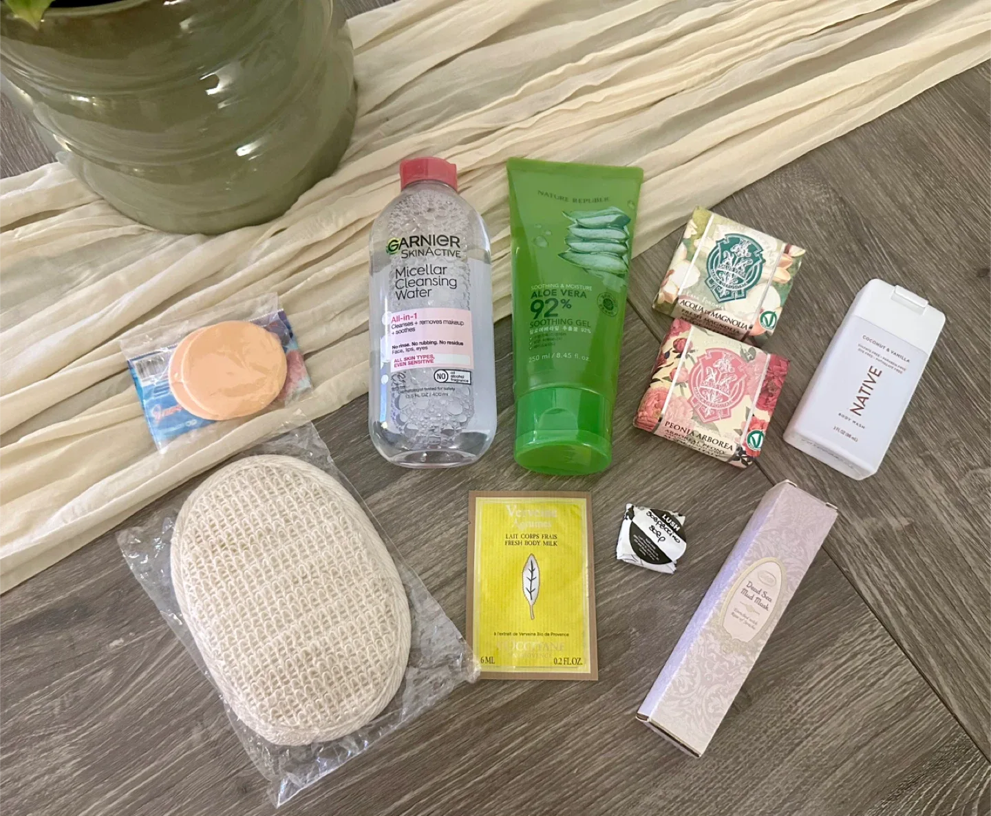 Variety of Beauty & Bath Items