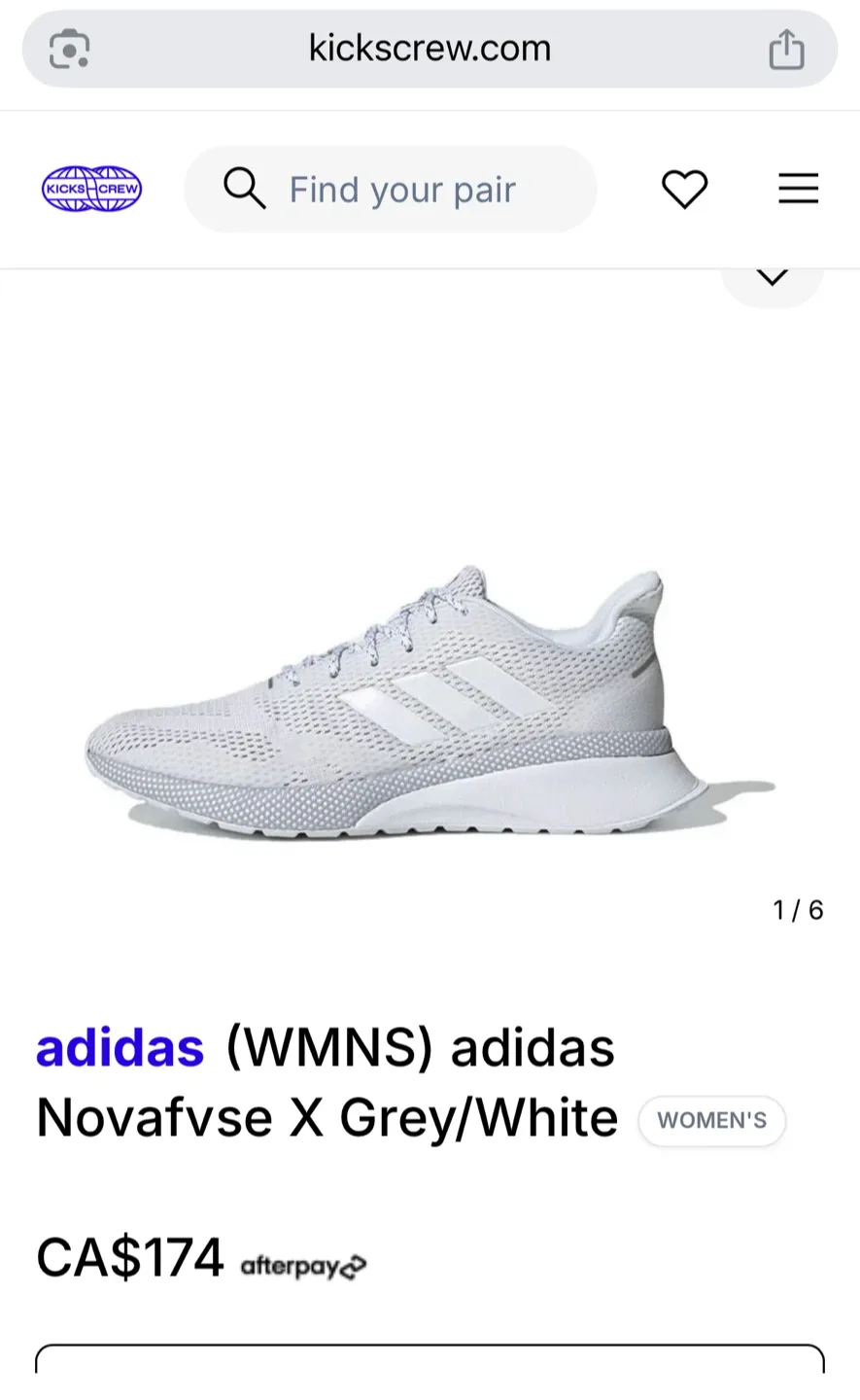 Women’s shoes size 7 Adidas Cloudfoam White Running Shoes image indicator(7)