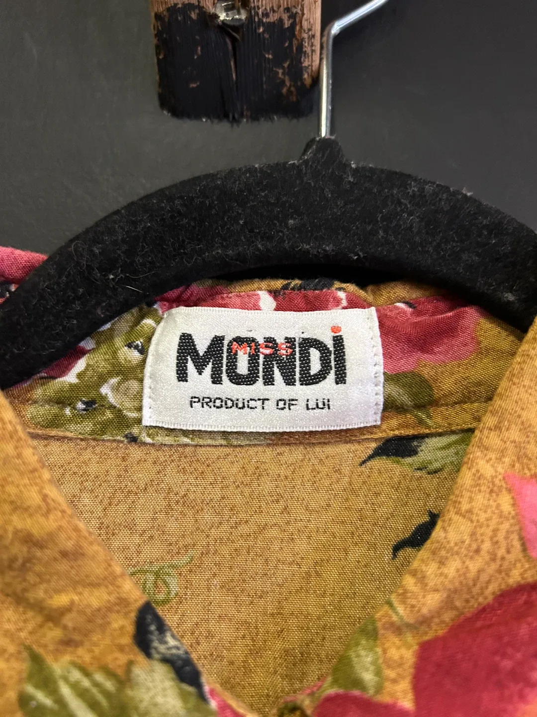 Vintage Mondi Floral Button-Up Shirt image indicator(3)