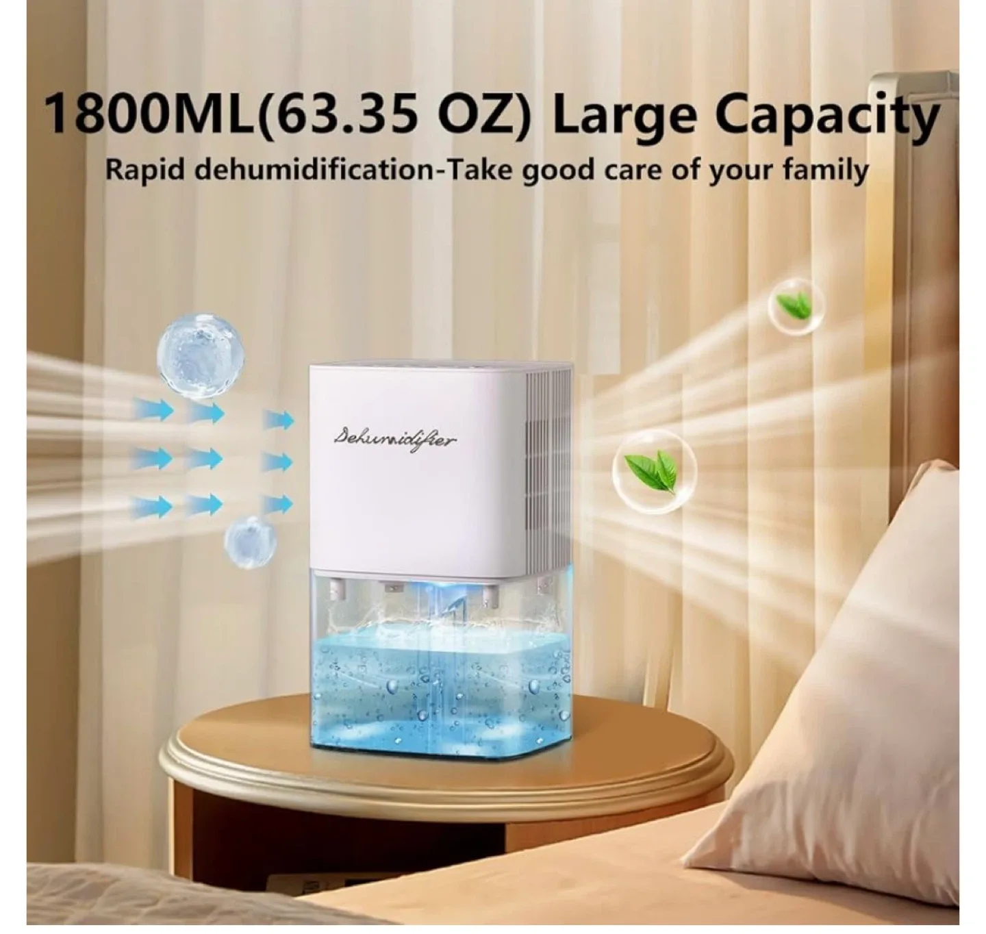 Dehumidifier with Auto Defrost & Safety Protection image indicator(2)