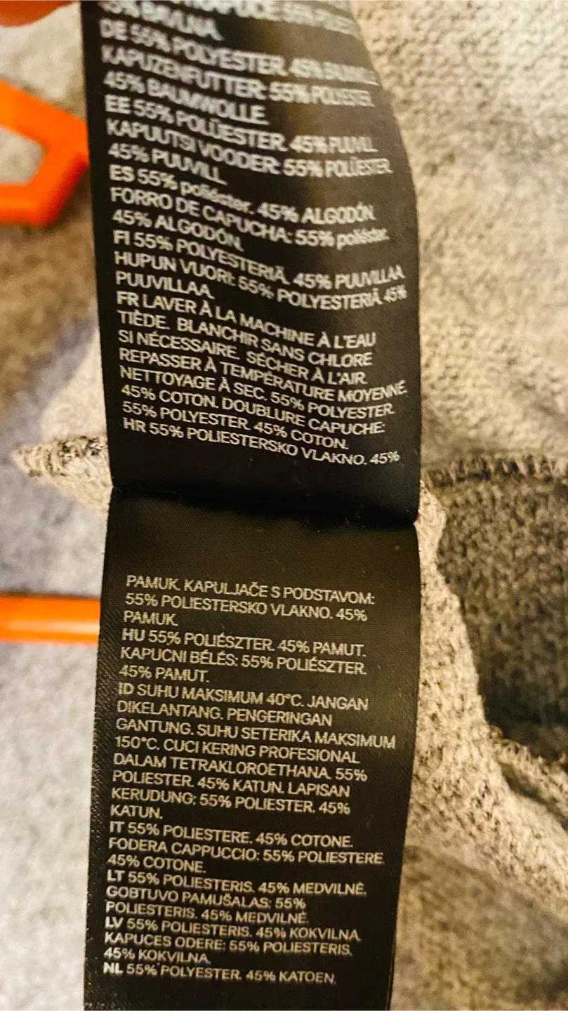 H&M Divided Gray Hoodie - Size S image indicator(6)