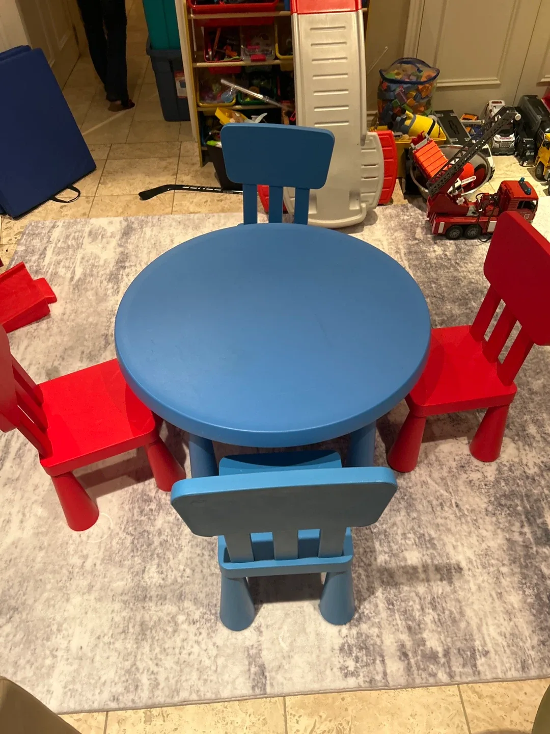 IKEA Mammut Kids Table & Chairs Set image indicator(2)