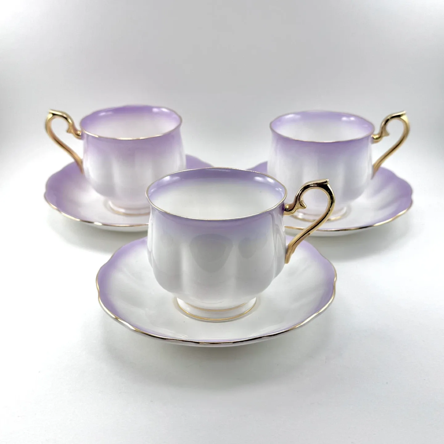 Royal Albert Rainbow mauve teacups (priced per teacup)