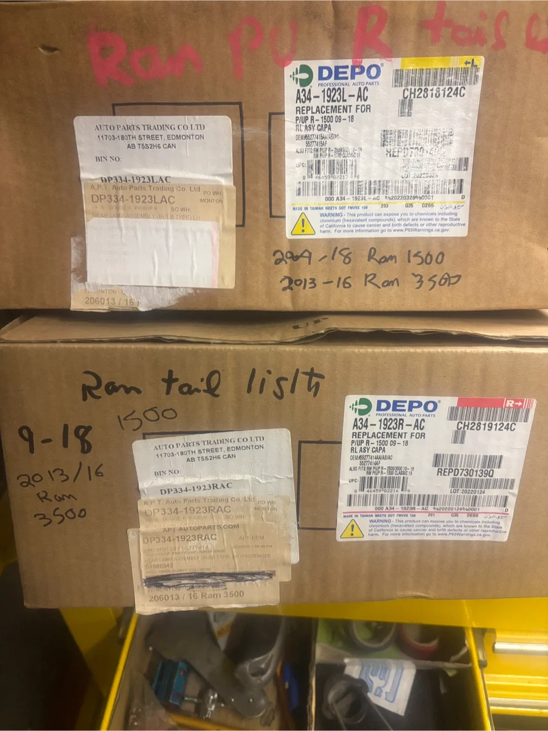 Dodge ram tail lights image indicator(5)