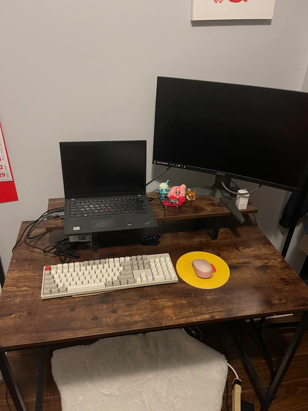 Rustic Brown Computer Desk