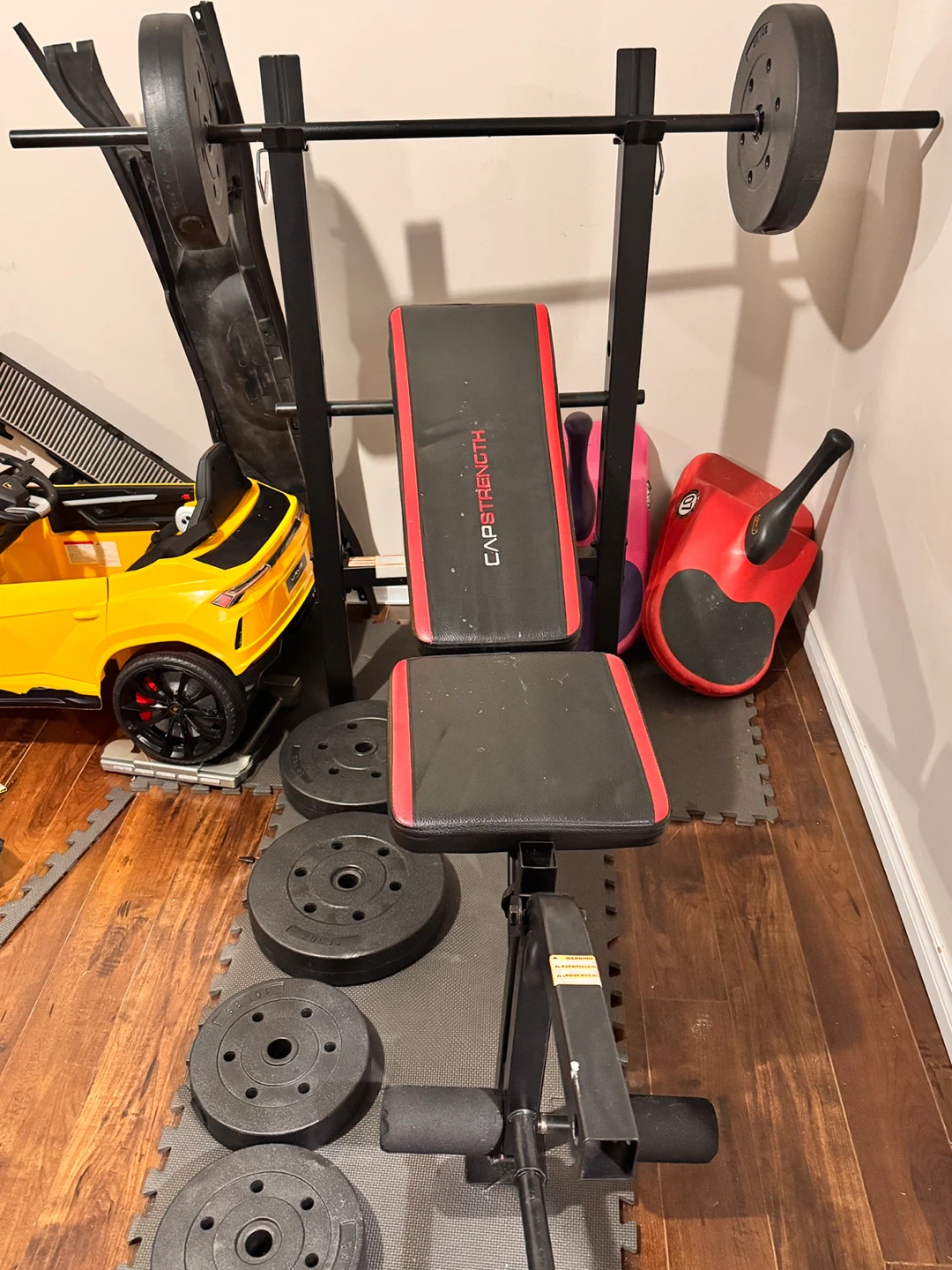 Cap Strength Weight Bench with Weights - photo 2