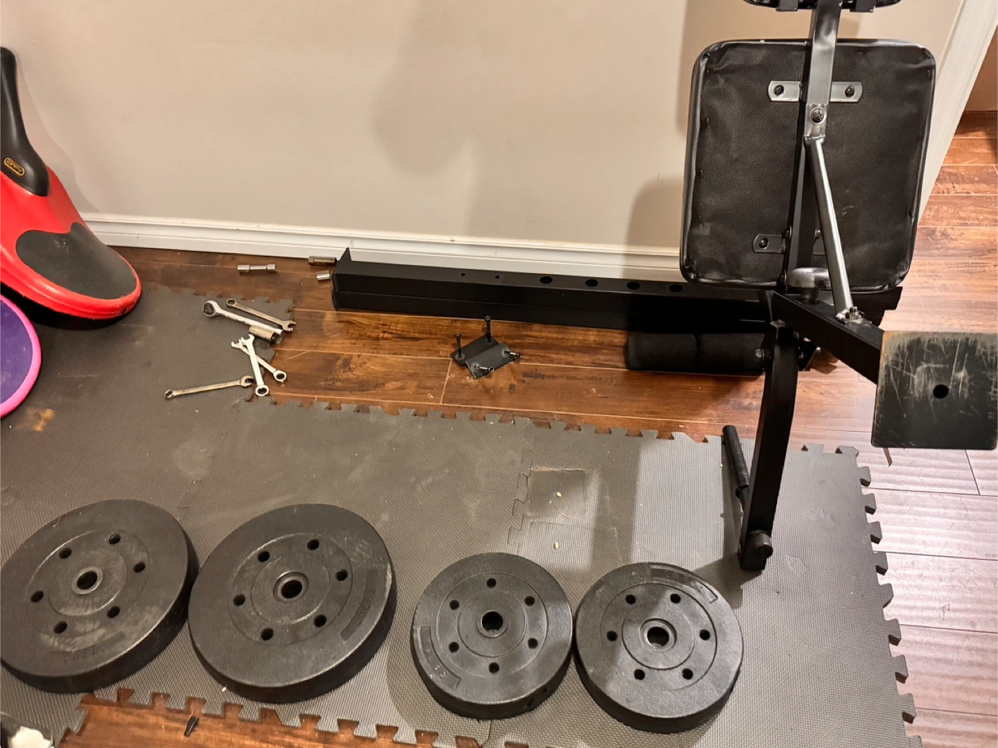 Cap Strength Weight Bench with Weights - photo 4