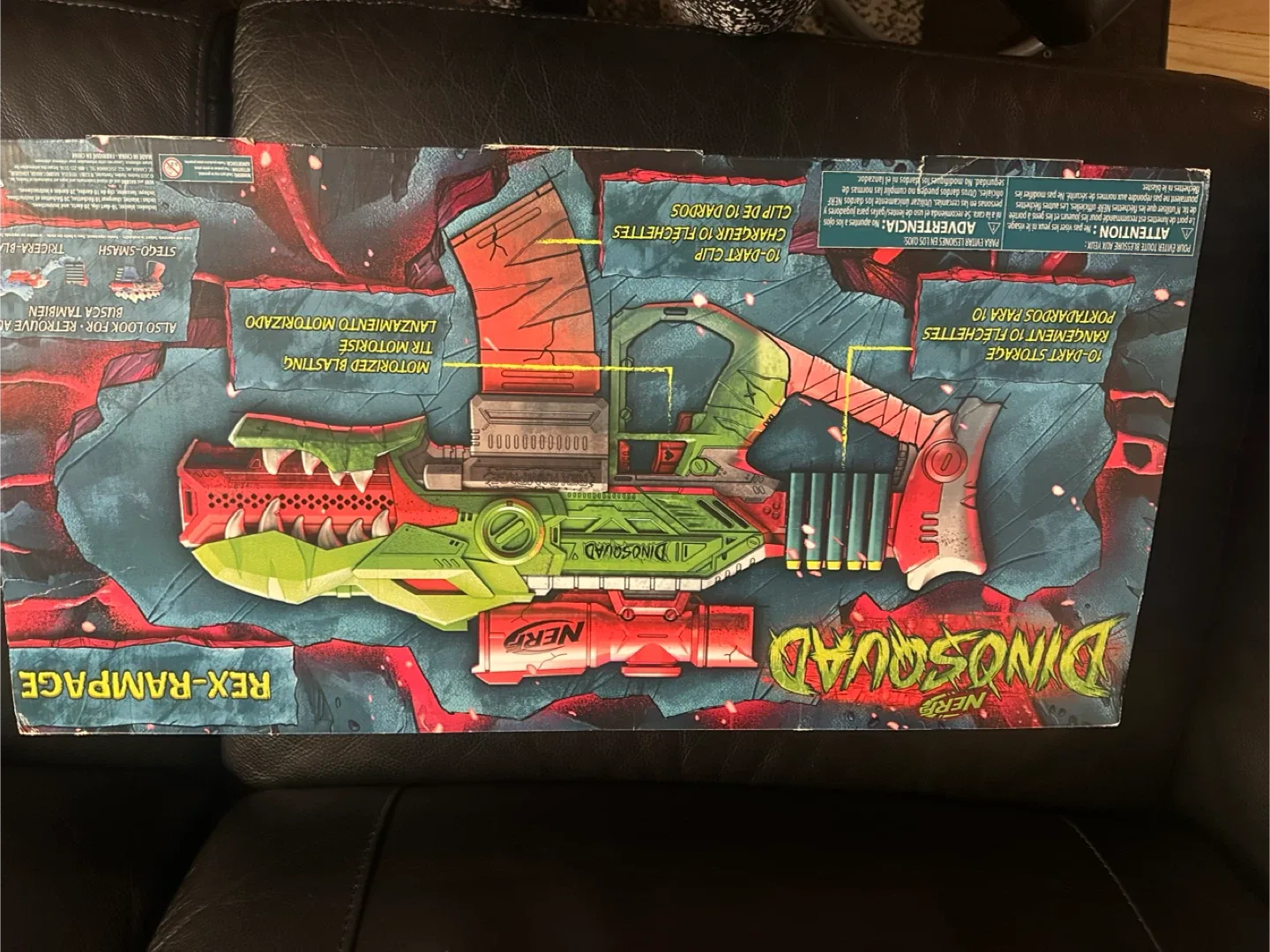 Nerf DinoSquad Rex-Rampage Motorized Dart Blaster - New image indicator(2)