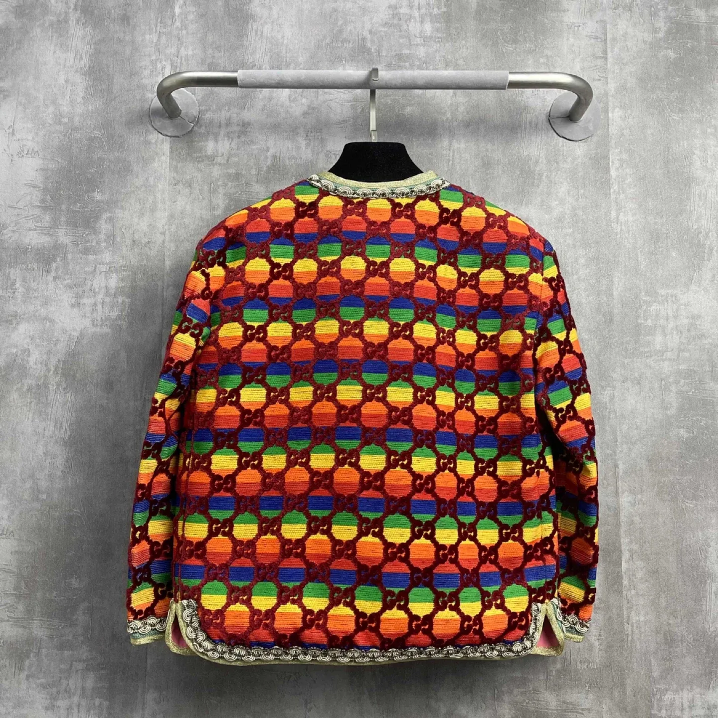 Gucci Rainbow Pattern Jacket image indicator(3)