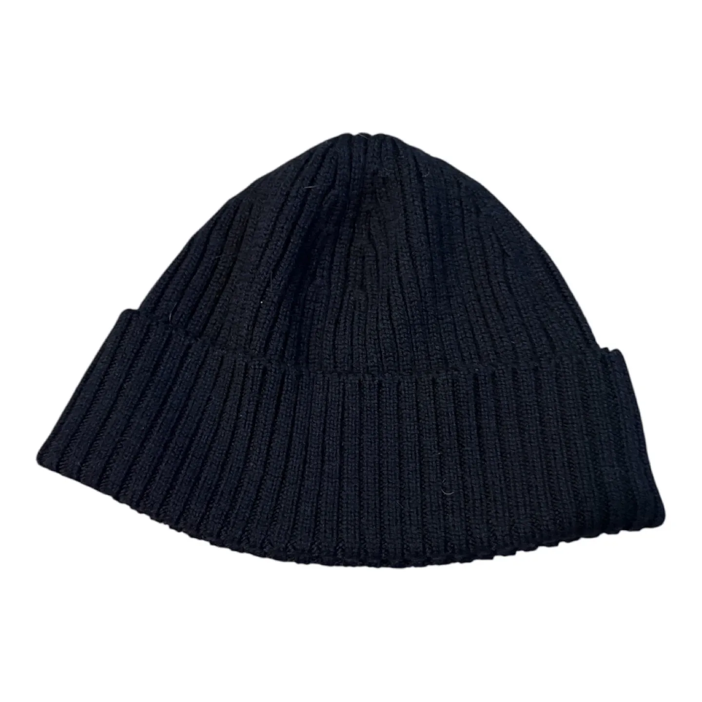 Lacoste Kids Navy Blue Rib Knit Wool Logo Beanie Hat Size 2/5Y image indicator(4)