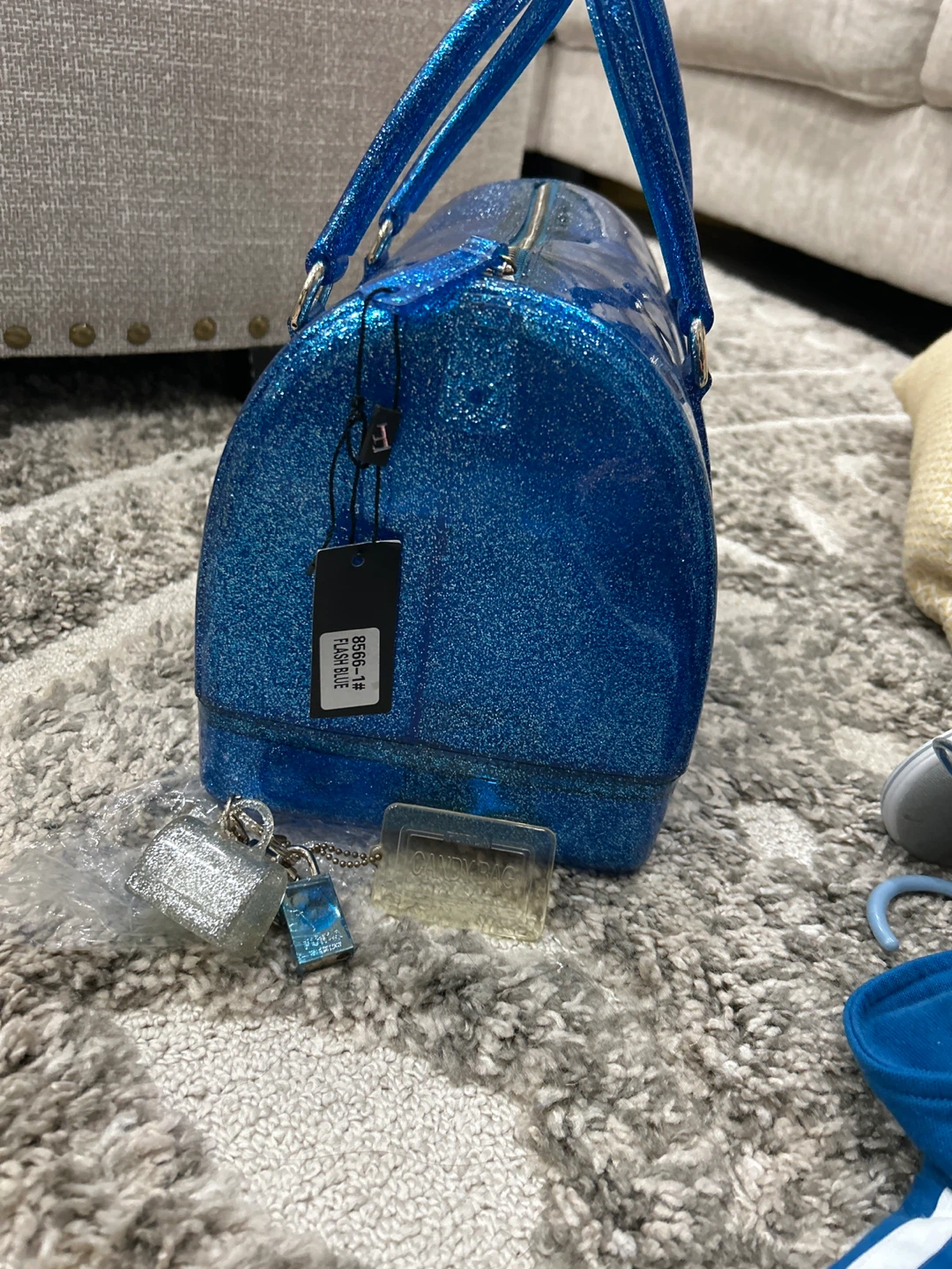 Furla Candy Bag - Blue Glitter - photo 5