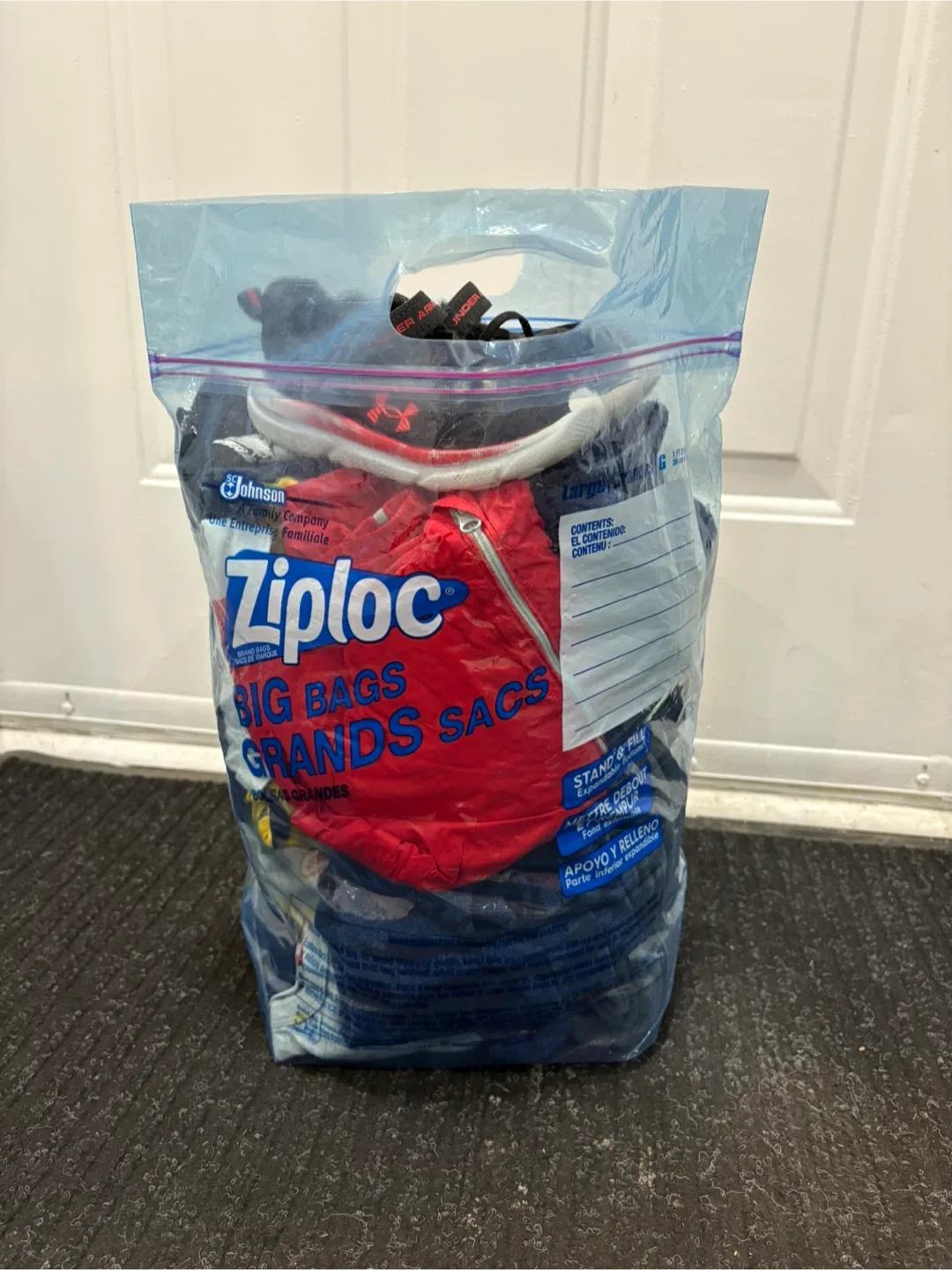 Big bag of 3T - 4T clothes + Under Armour Shoes and Zara Jacket