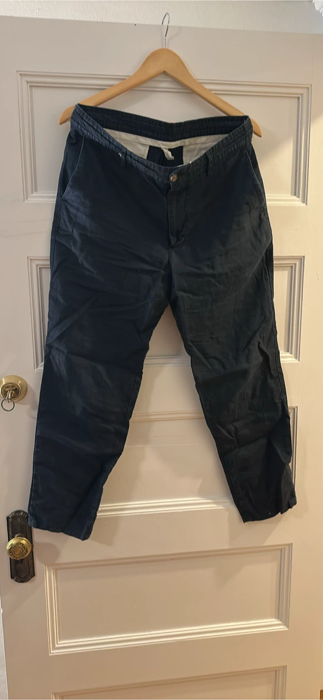 Blue Men’s Linen Pants - size 32 - photo 2