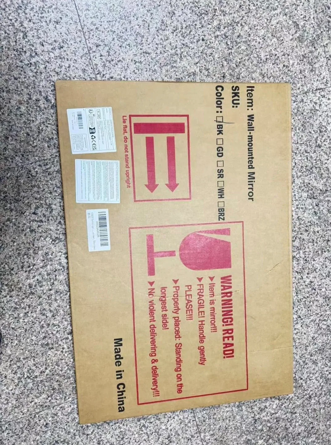 Black Wall Mirror (28x20in) image indicator(5)