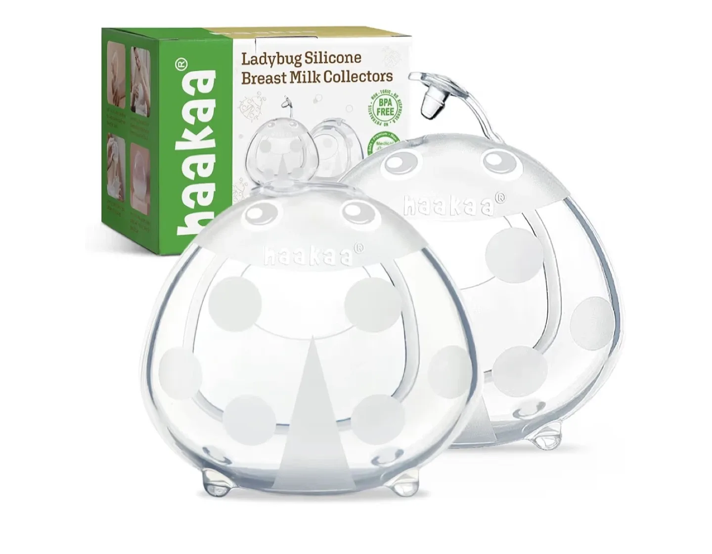 Haakaa Ladybug Silicone Breast Milk Collectors