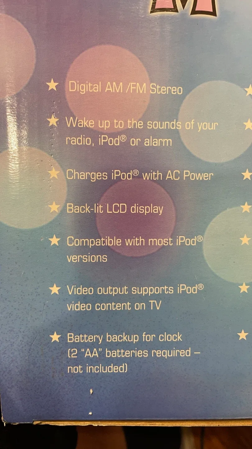 Hannah Montana Clock Radio for iPod & Disney Mix Stick image indicator(4)