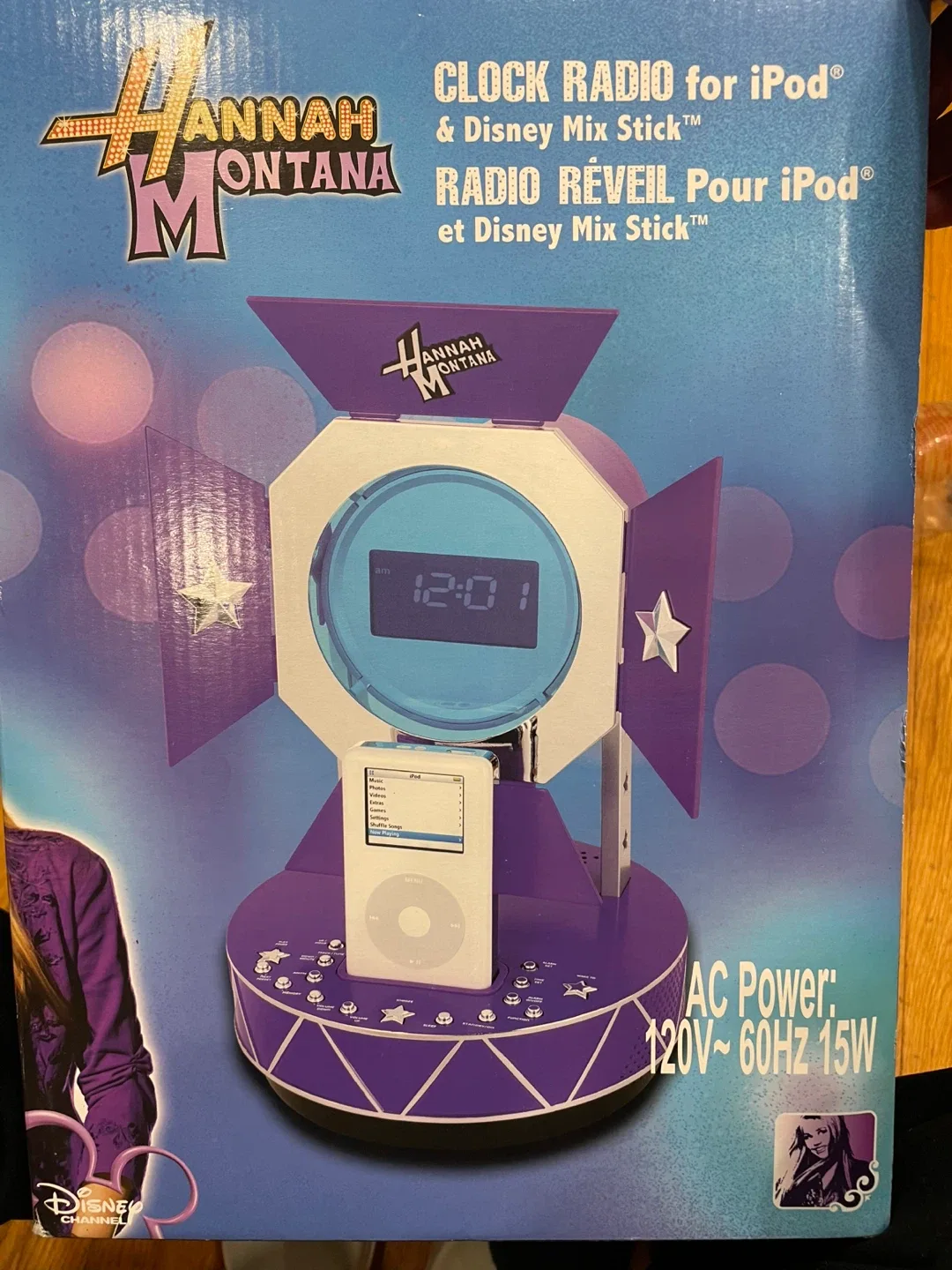 Hannah Montana Clock Radio for iPod & Disney Mix Stick image indicator(3)