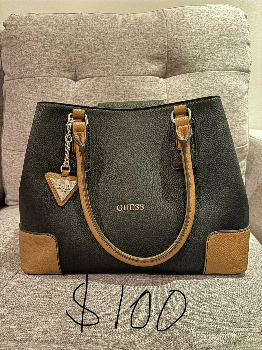 Kate Spade Black Leather Bucket Bag